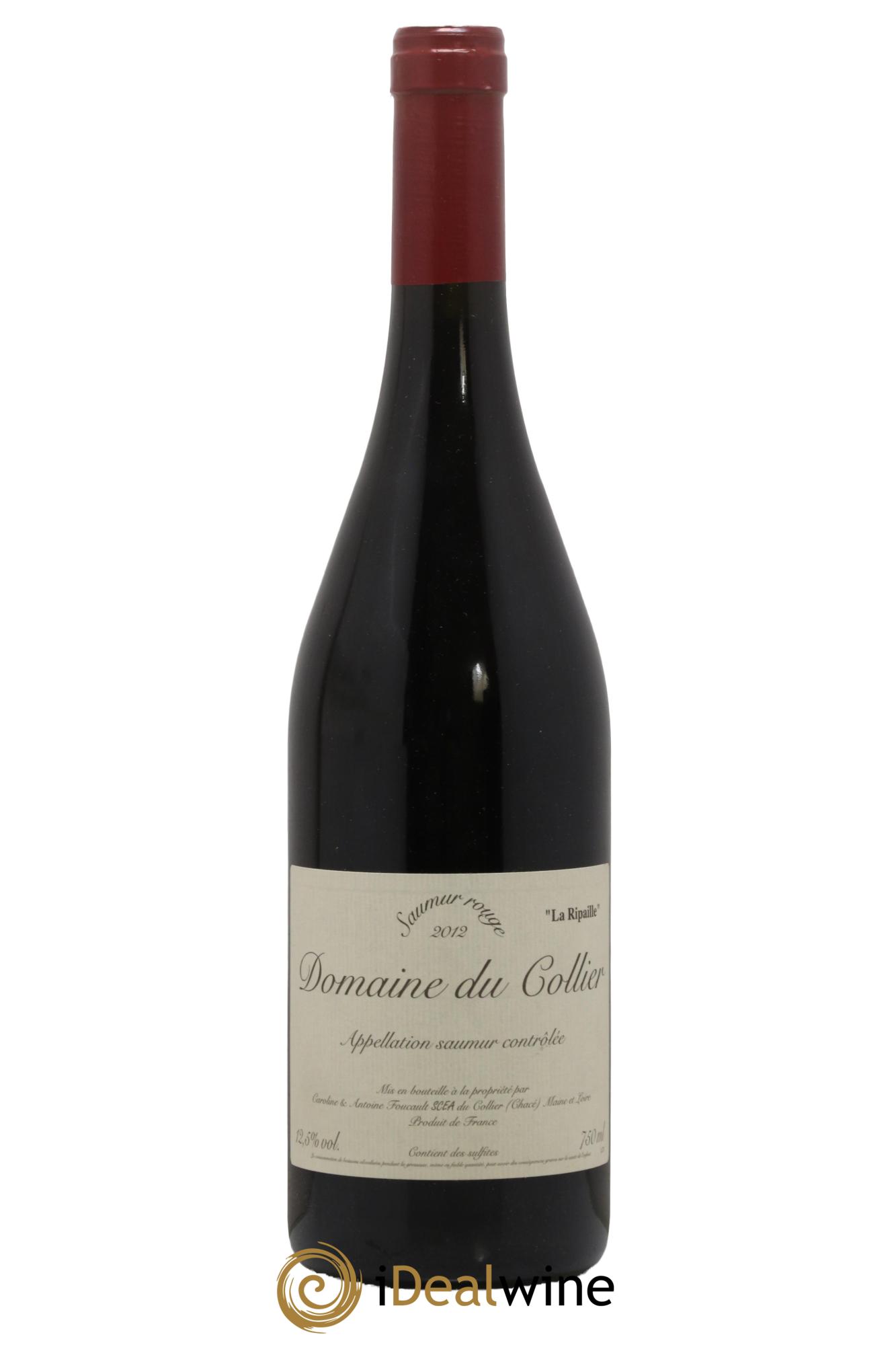 Saumur La Ripaille Domaine du Collier 2012 - Lot de 1 bouteille - 0