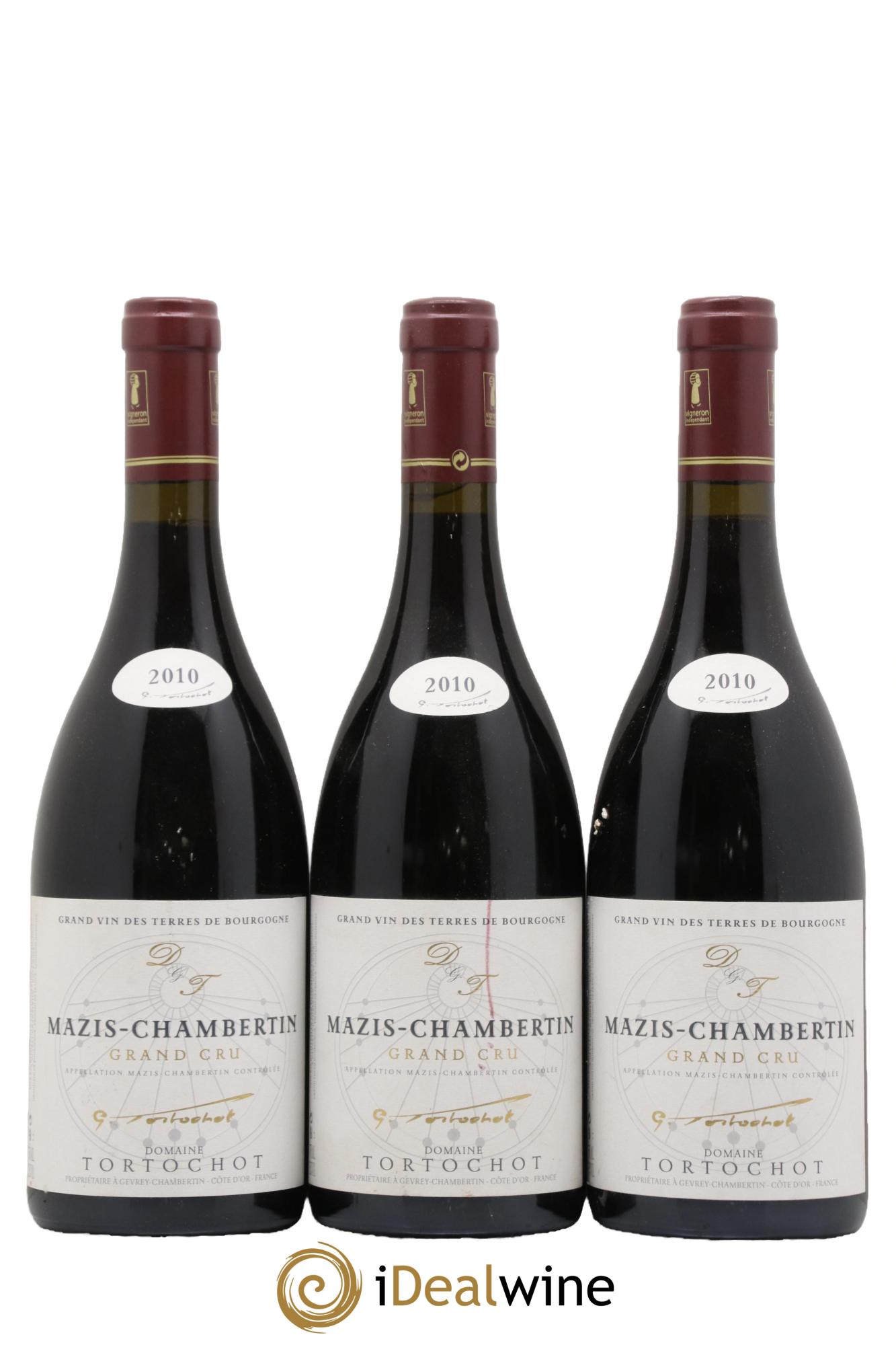 Mazis-Chambertin Grand Cru Tortochot (Domaine) 2010 - Lot de 3 bouteilles - 0