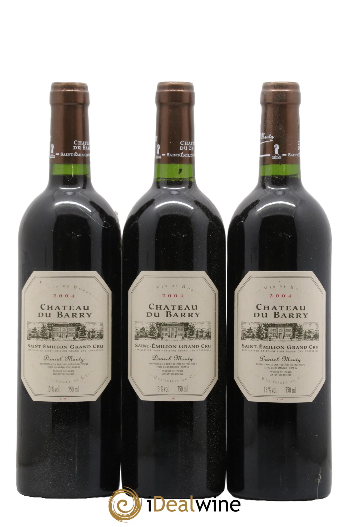 Saint-Émilion Grand Cru Château du Barry 2004 - Lot de 12 bouteilles - 4