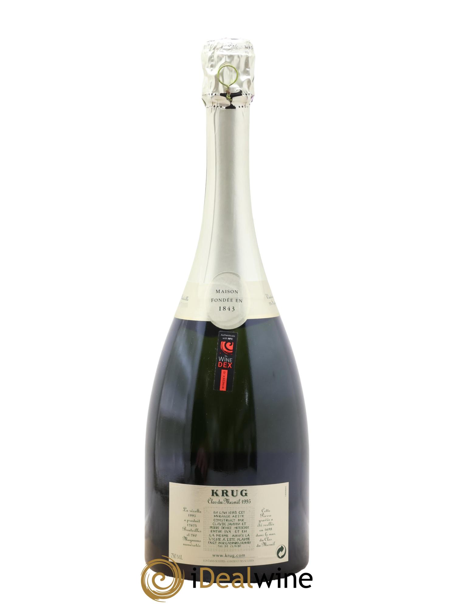 Clos du Mesnil Krug 1995 - Lotto di 1 bottiglia - 2