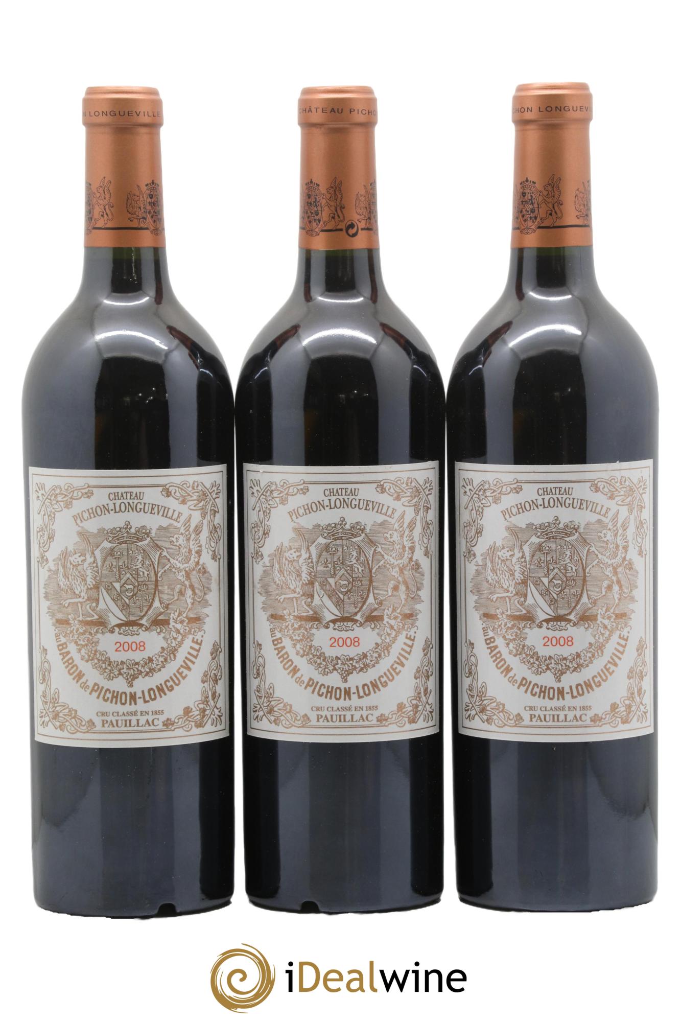 Pichon Longueville Baron 2ème Grand Cru Classé 2008 - Lot de 12 bouteilles - 2