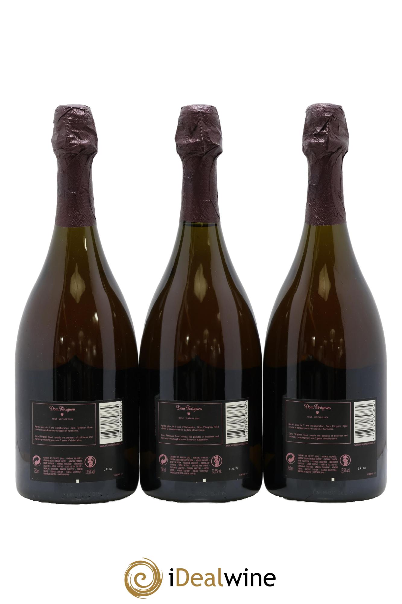 Brut Dom Pérignon 2006 - Lot of 3 bottles - 1