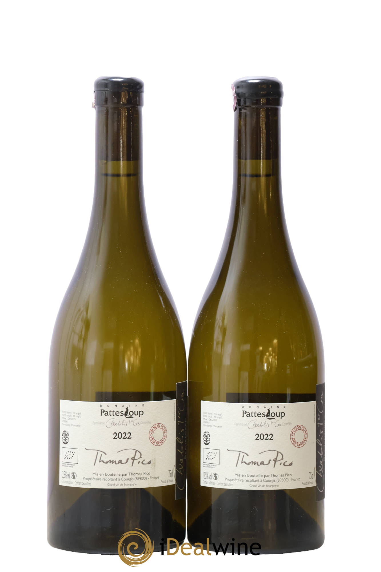 Chablis 1er Cru Beauregard Pattes Loup (Domaine) 2022 - Posten von 2 Flaschen - 1