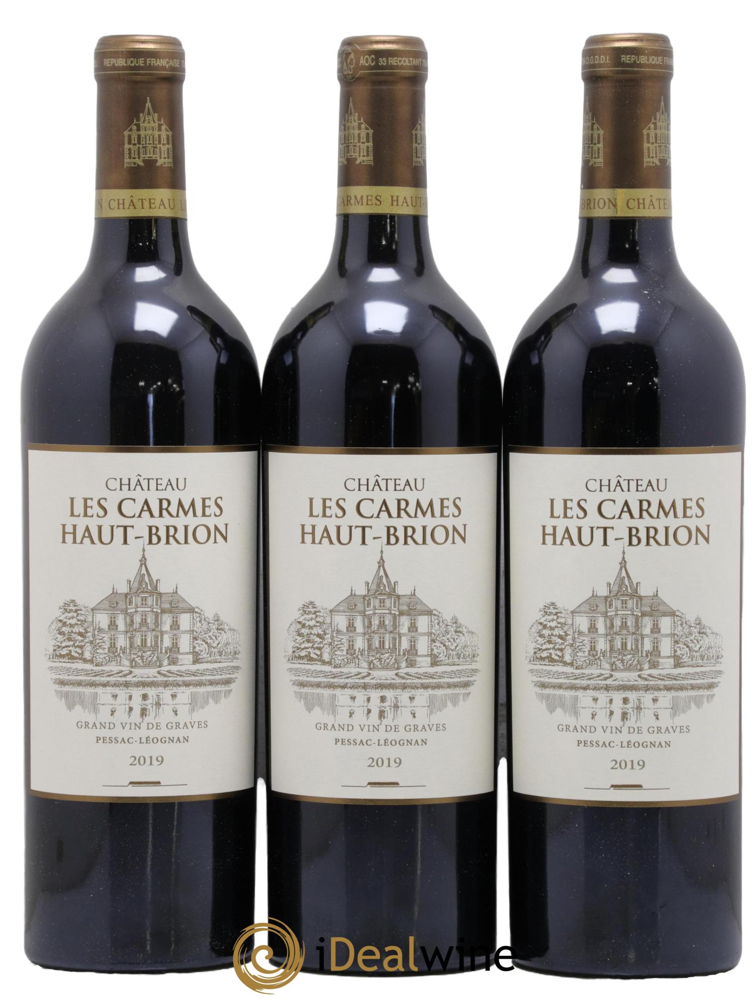 Château Les Carmes Haut-Brion 2019 - Posten von 3 Flaschen - 0