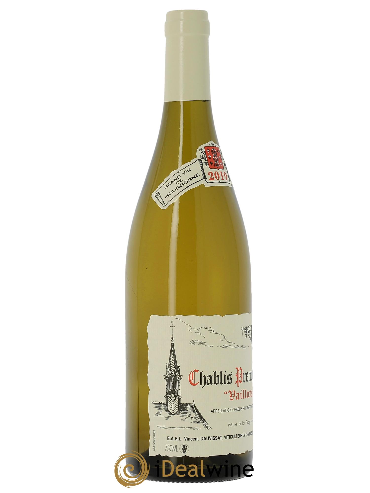 Chablis 1er Cru Vaillons Vincent Dauvissat (Domaine) 2019 - Lotto di 1 bottiglia - 1