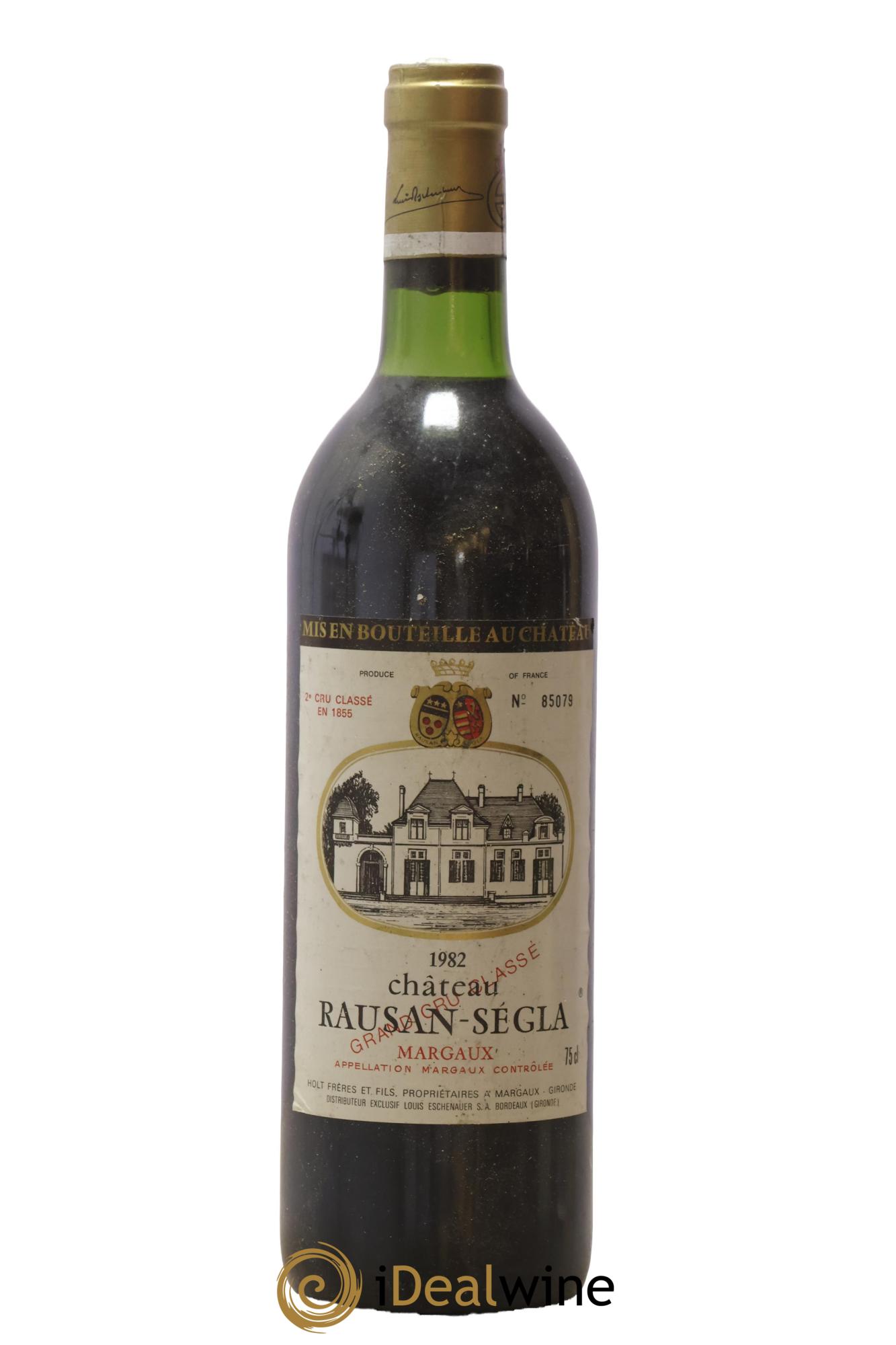 Château Rauzan Ségla Grand Cru Classé 1982 - Lot de 1 bouteille - 0