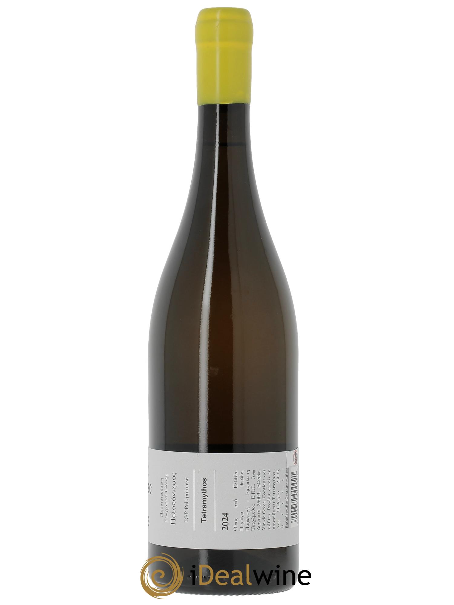 IGP Peloponèse Tetramythos Muscat Sec Nature  2024 - Lot of 1 bottle - 1