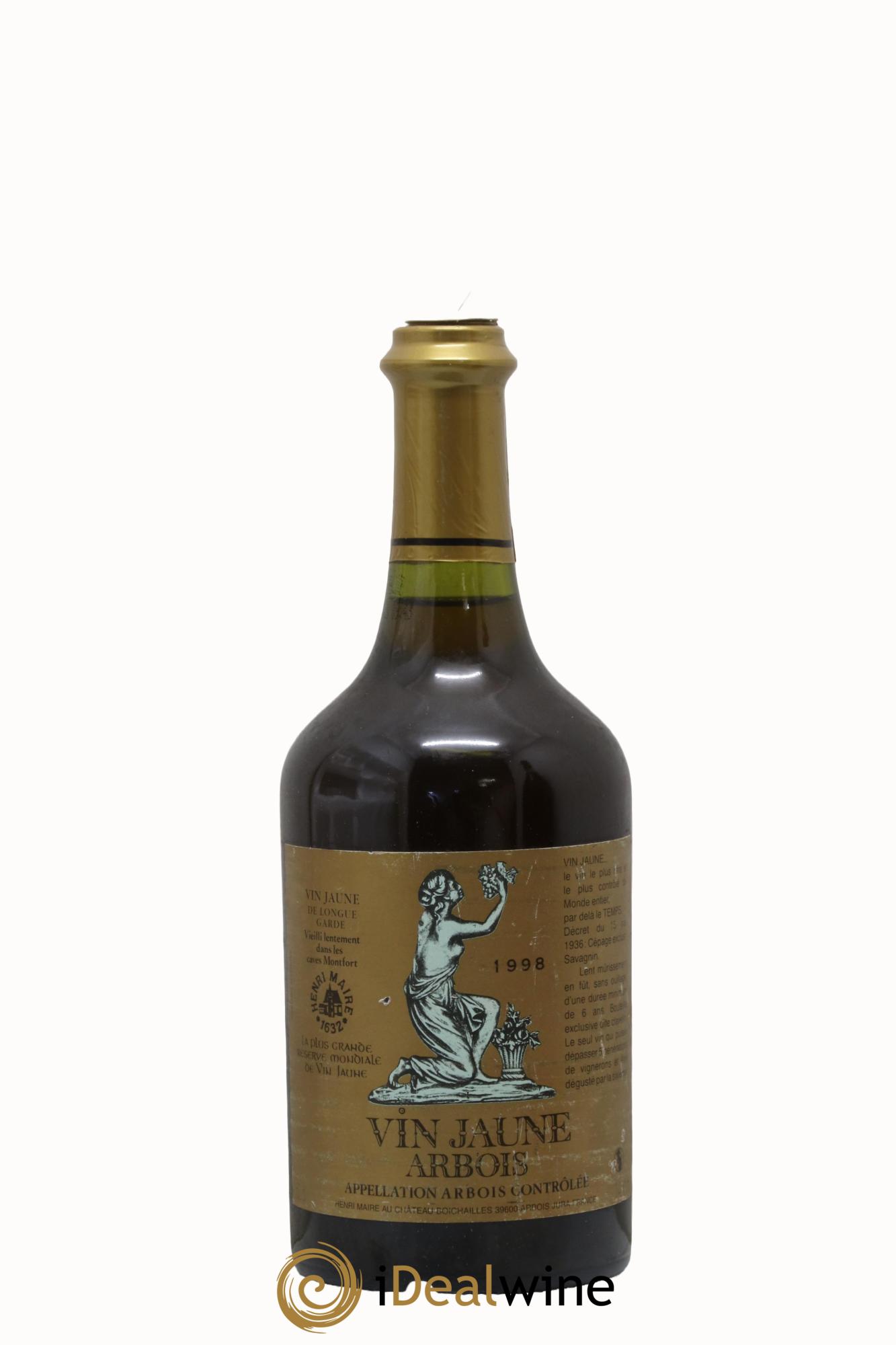 Arbois Vin Jaune Château Boichailles Henri Maire 1998 - Lotto di 1 bottiglia - 0