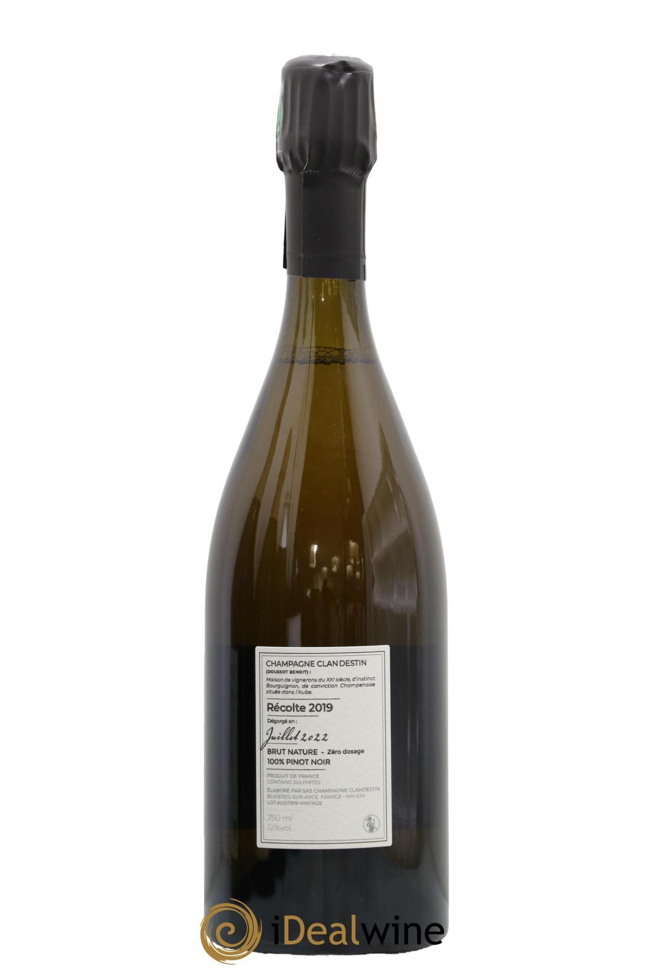 Austral Brut Nature Clandestin 2019 - Lotto di 1 bottiglia - 1