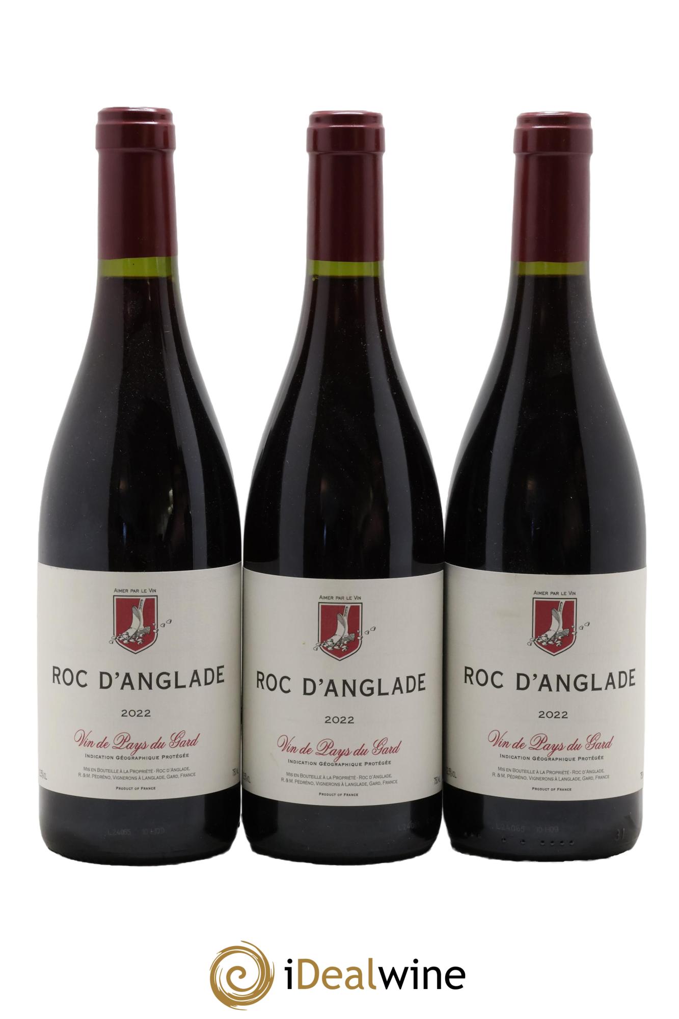 IGP Pays du Gard Roc d'Anglade Rémy Pédréno 2022 - Lot of 3 bottles - 0