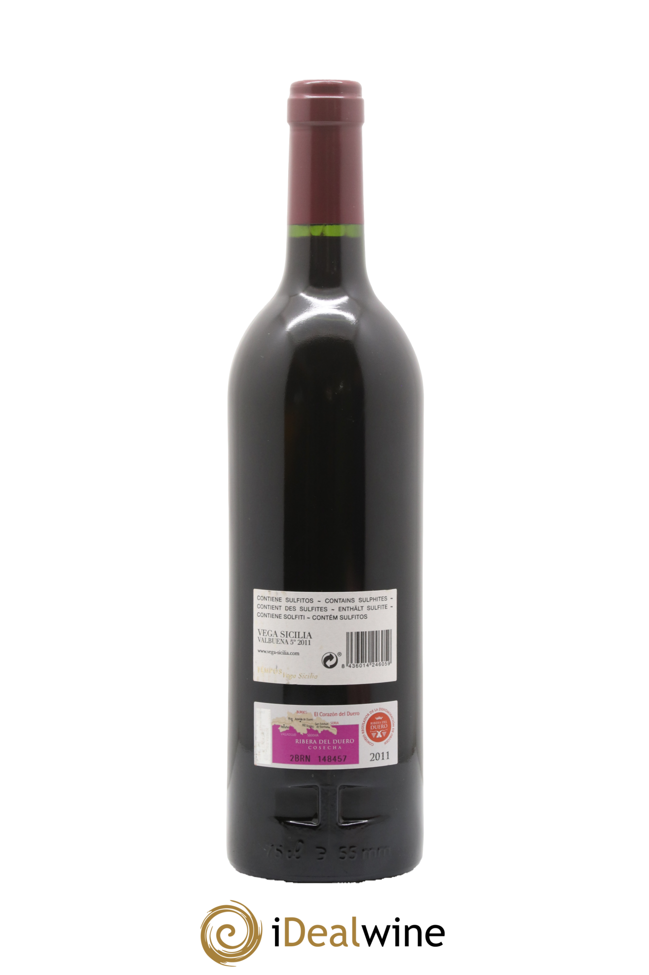 Ribera Del Duero DO Vega Sicilia Valbuena 5 ano Famille Alvarez 2011 - Lot of 1 bottle - 1