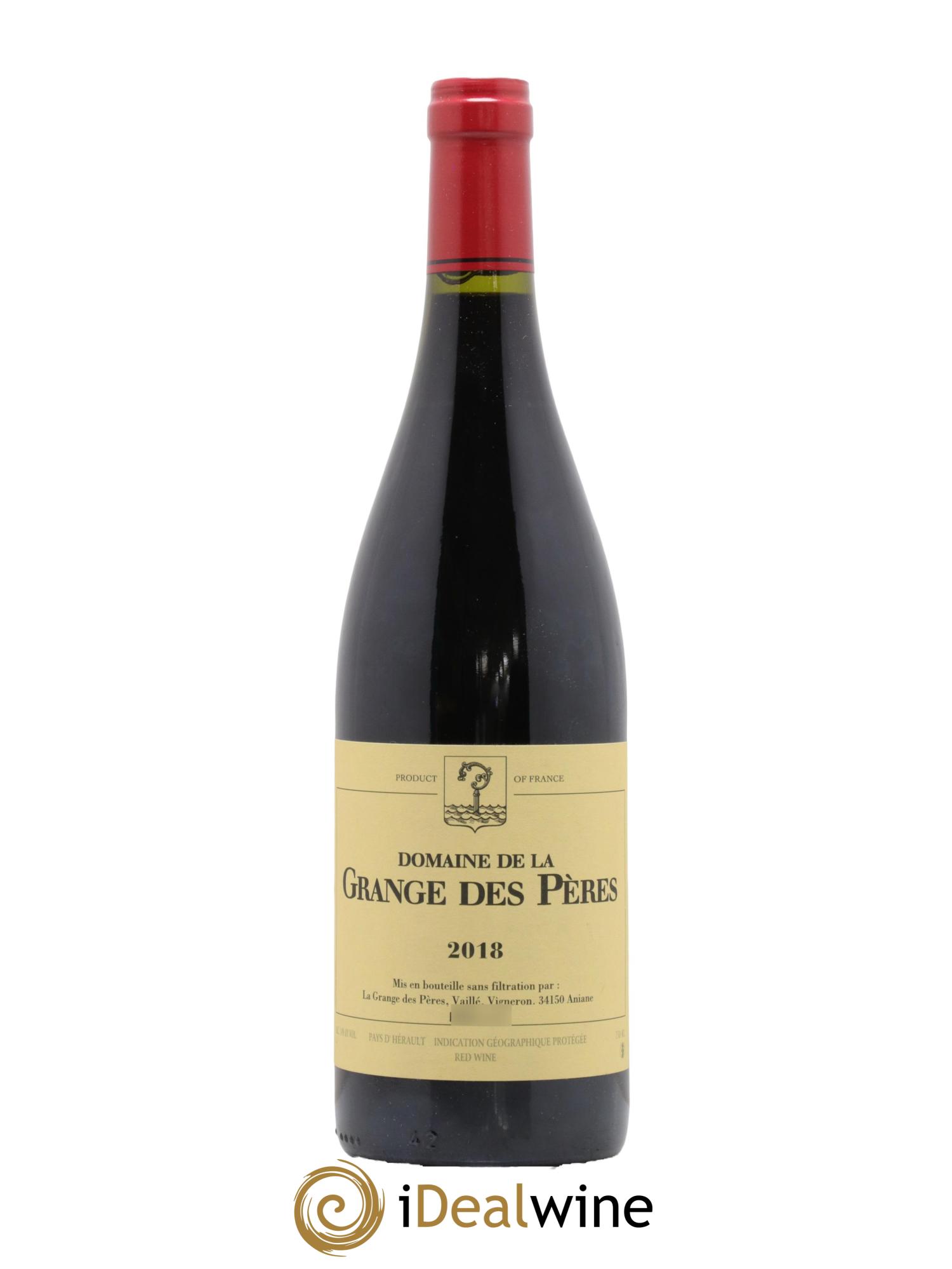 Pays d'Hérault Grange des Pères Laurent Vaillé 2018 - Lot de 1 bouteille - 0