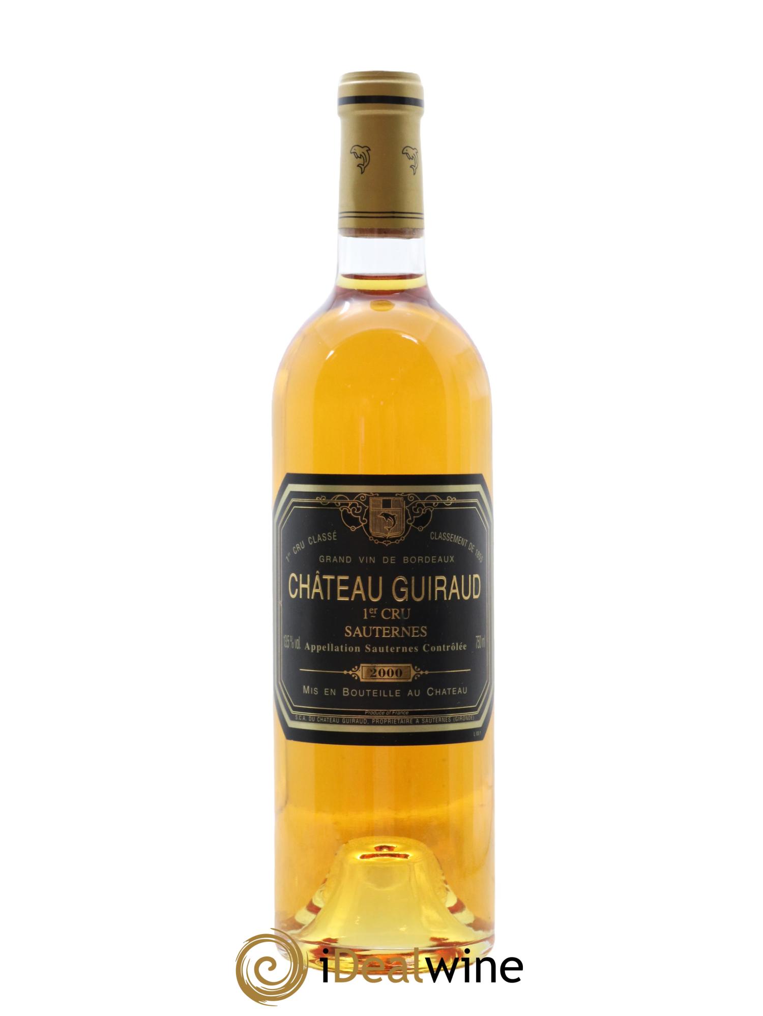 Château Guiraud 1er Grand Cru Classé 2000 - Lot de 1 bouteille - 0