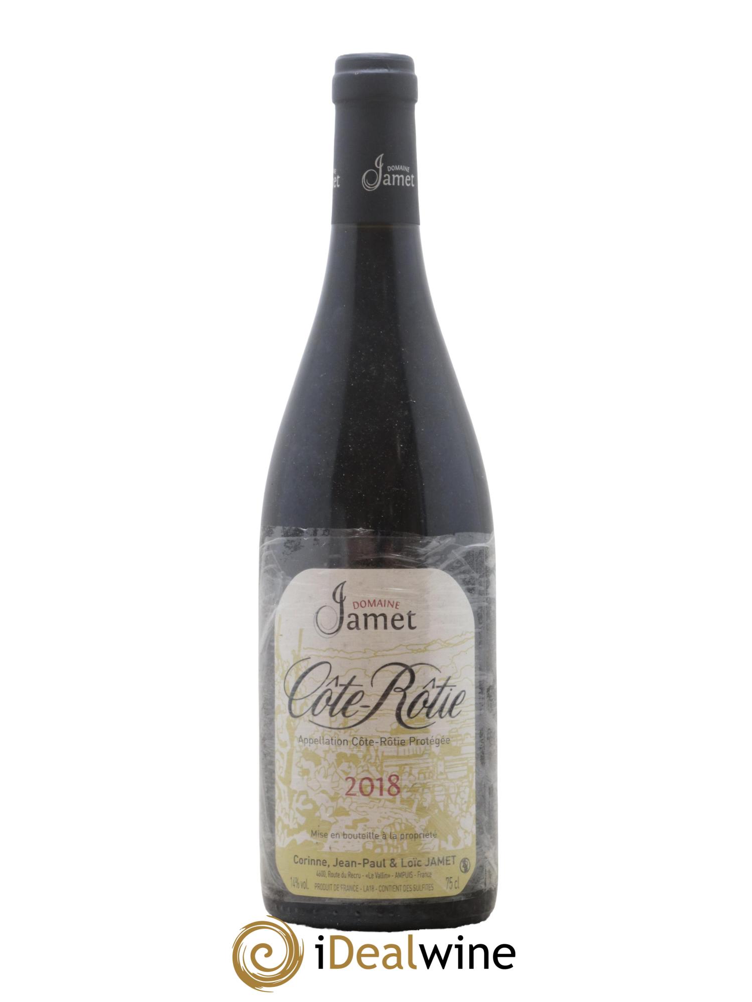 Côte-Rôtie Jamet (Domaine) 2018 - Lot de 1 bouteille - 0