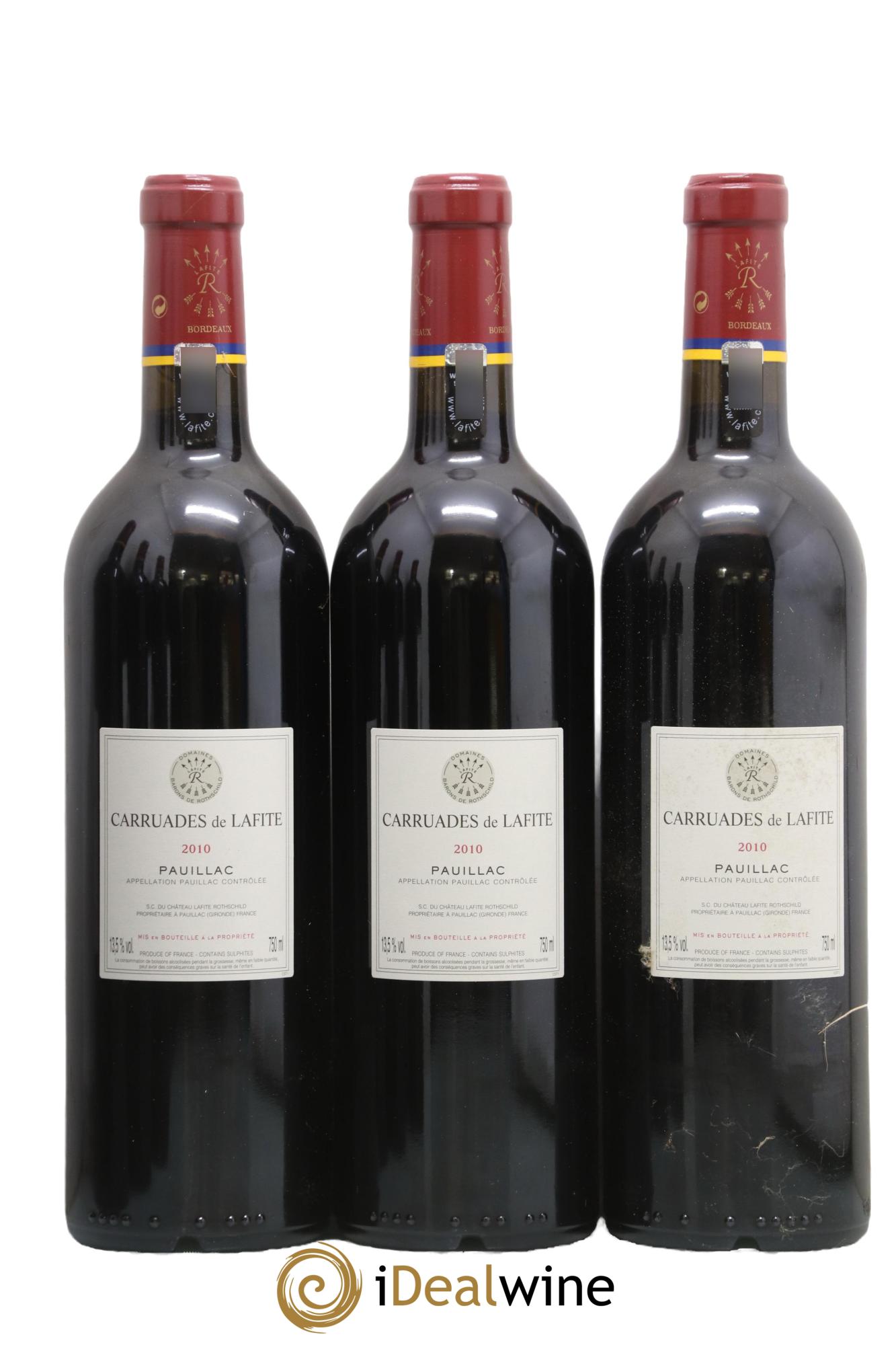 Carruades de Lafite Rothschild Second Vin 2010 - Lotto di 6 bottiglie - 2