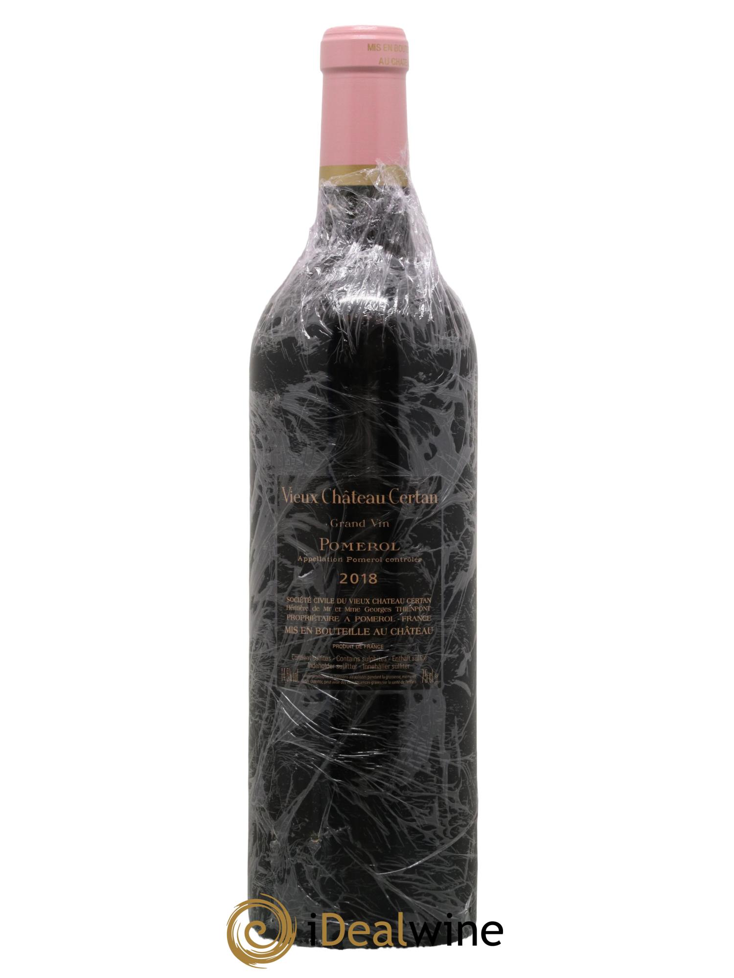 Vieux Château Certan 2018 - Lot de 1 bouteille - 1