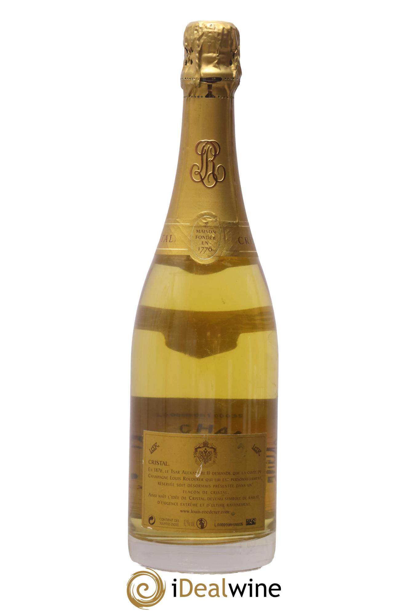 Cristal Louis Roederer 2004 - Lot de 1 bouteille - 1