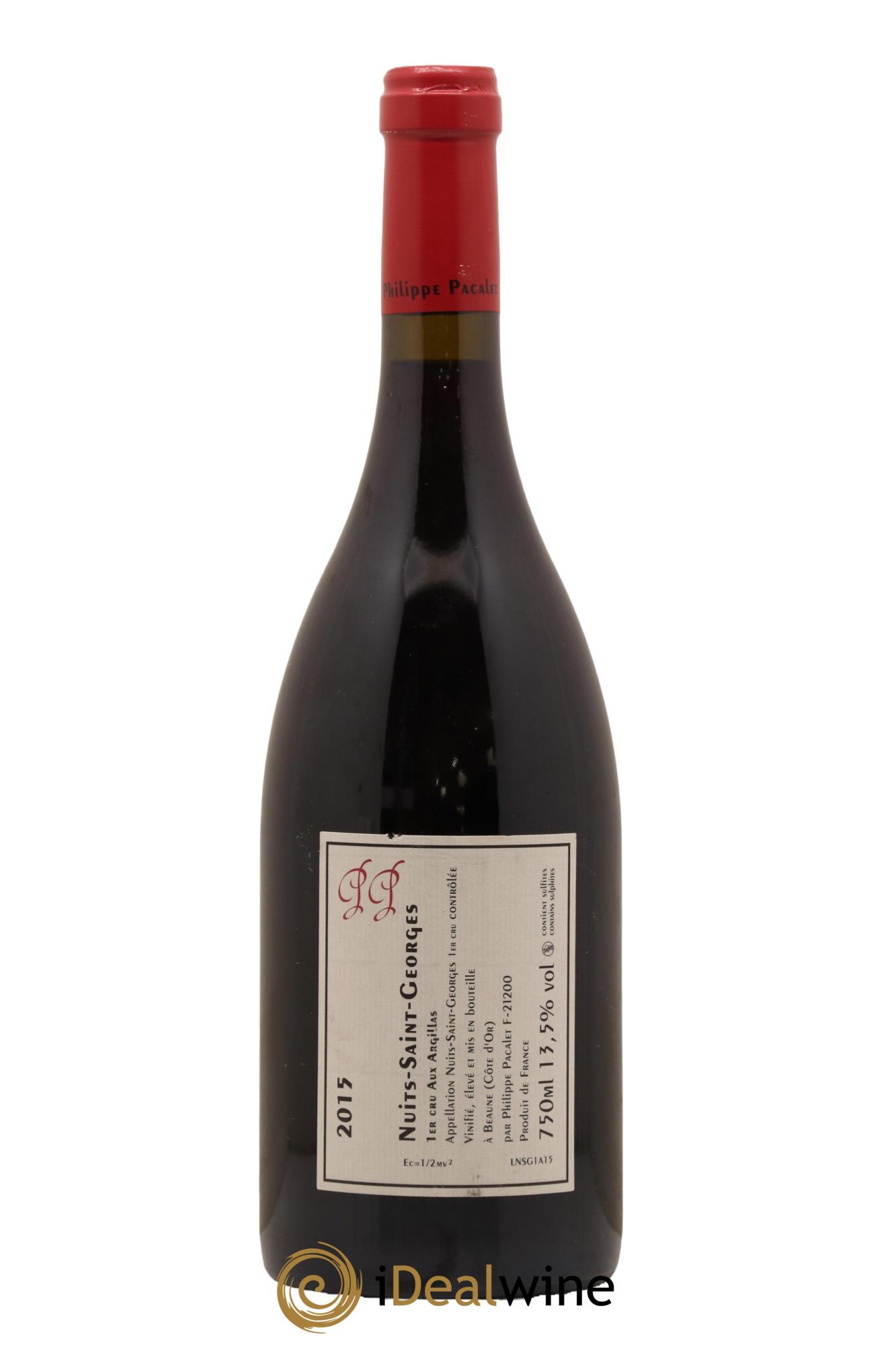 Nuits-Saint-Georges 1er Cru Aux Argillas Philippe Pacalet 2015 - Lot de 1 bouteille - 1