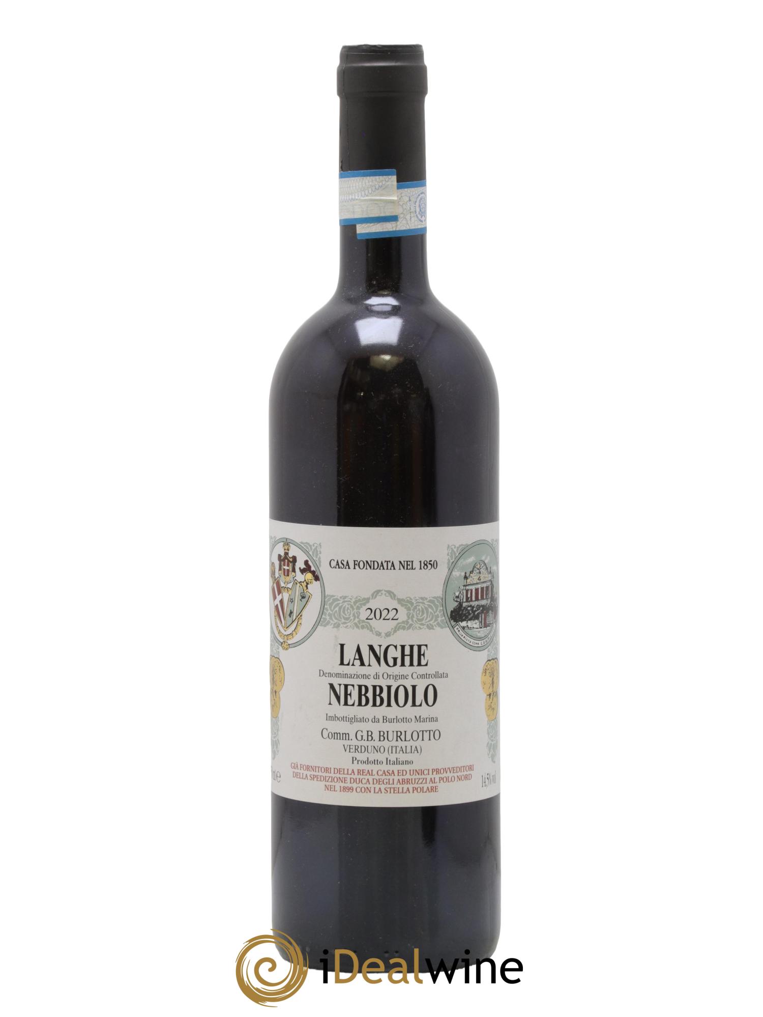 Langhe DOC Nebbiolo Burlotto 2022 - Posten von 1 Flasche - 0