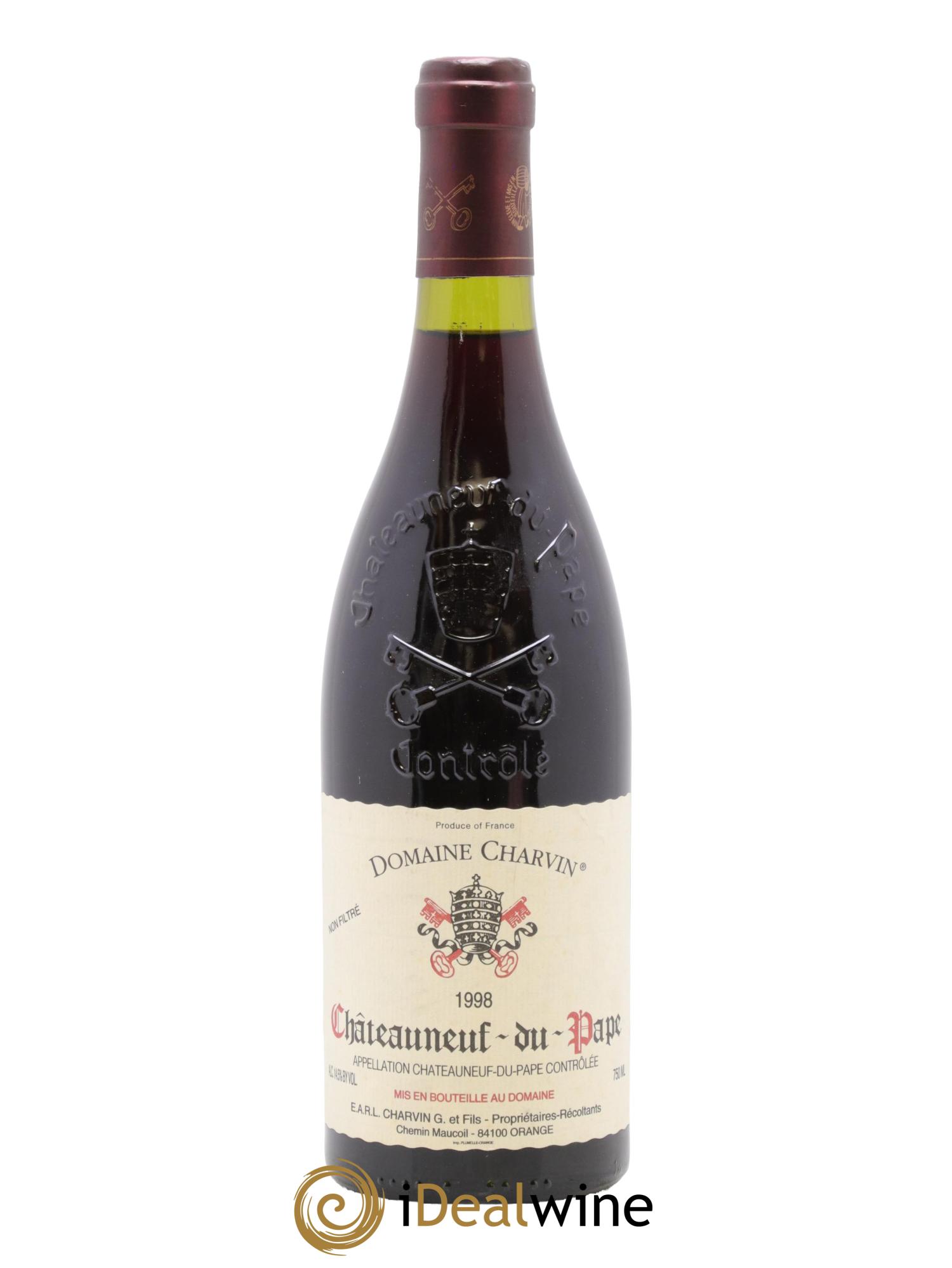 Châteauneuf-du-Pape Charvin (Domaine) 1998 - Posten von 1 Flasche - 0