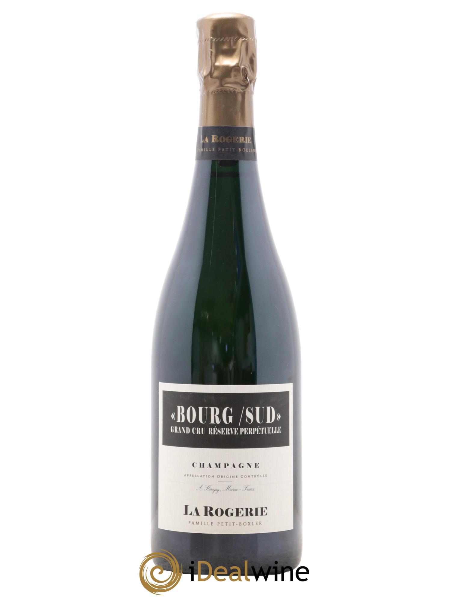 Champagne Grand Cru Avize Réserve Perpétuelle Boug Sud La Rogerie - Lot de 1 bouteille - 0