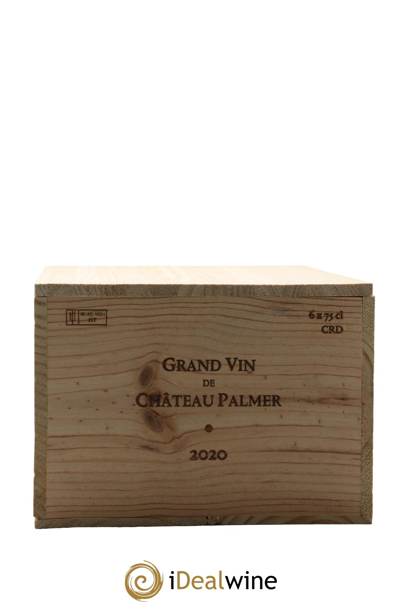 Château Palmer 3ème Grand Cru Classé 2020 - Lot de 6 bouteilles - 5