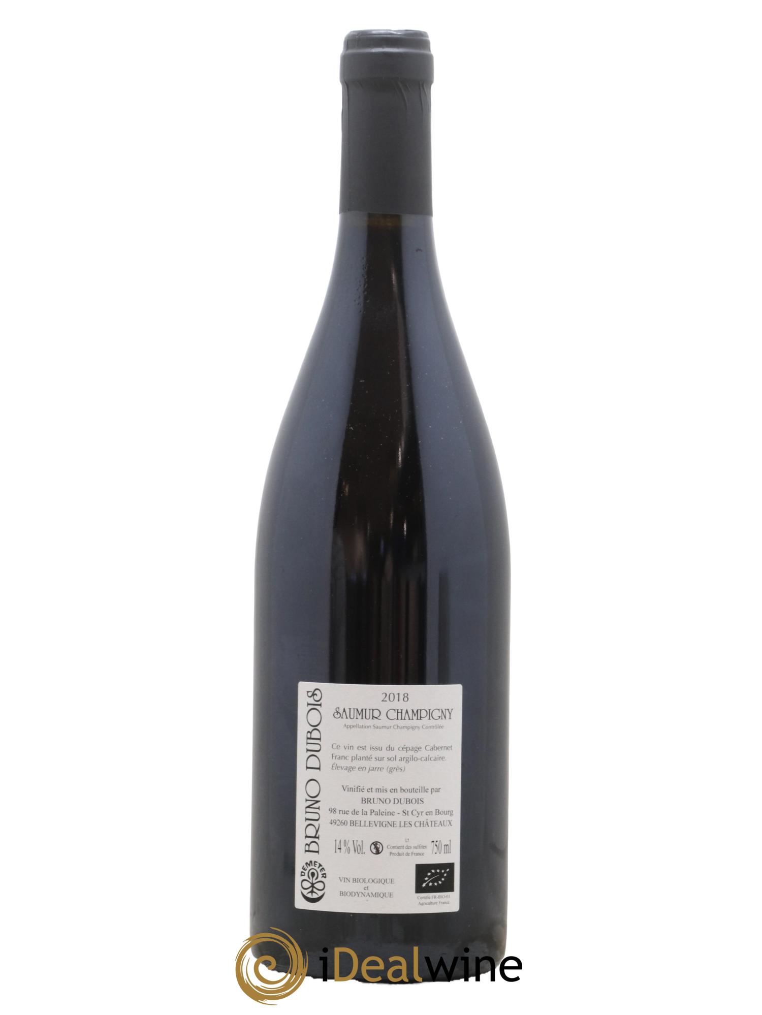 Saumur-Champigny Vue sur Loire Bruno Dubois 2018 - Lot de 1 bouteille - 1