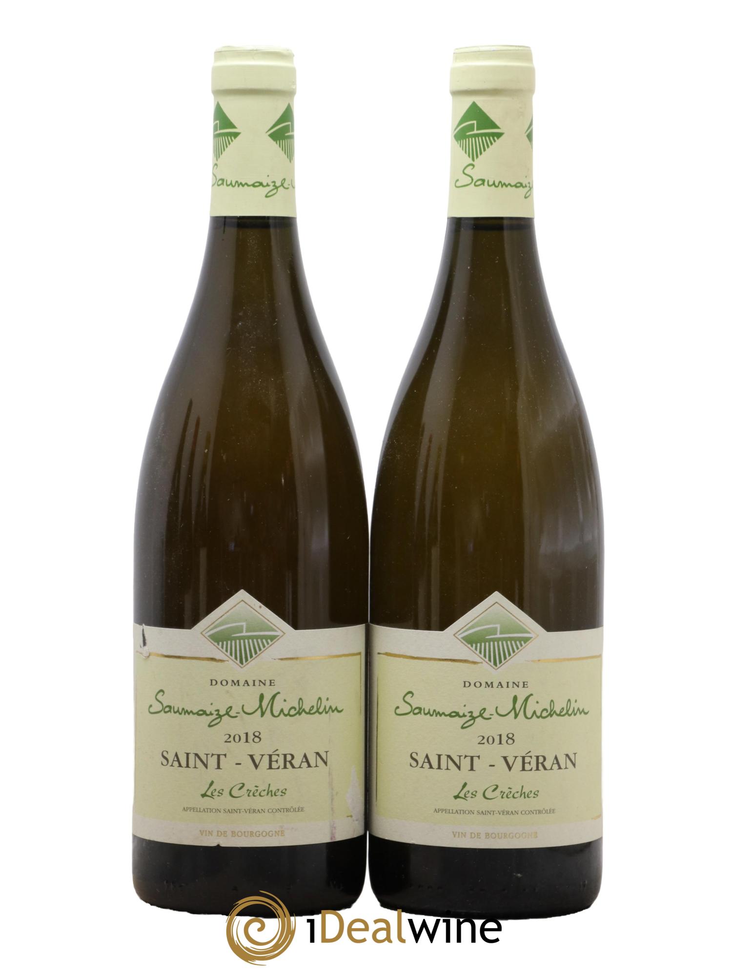 Saint-Véran Les Crèches Domaine Saumaize-Michelin 2018 - Lot de 2 bouteilles - 0