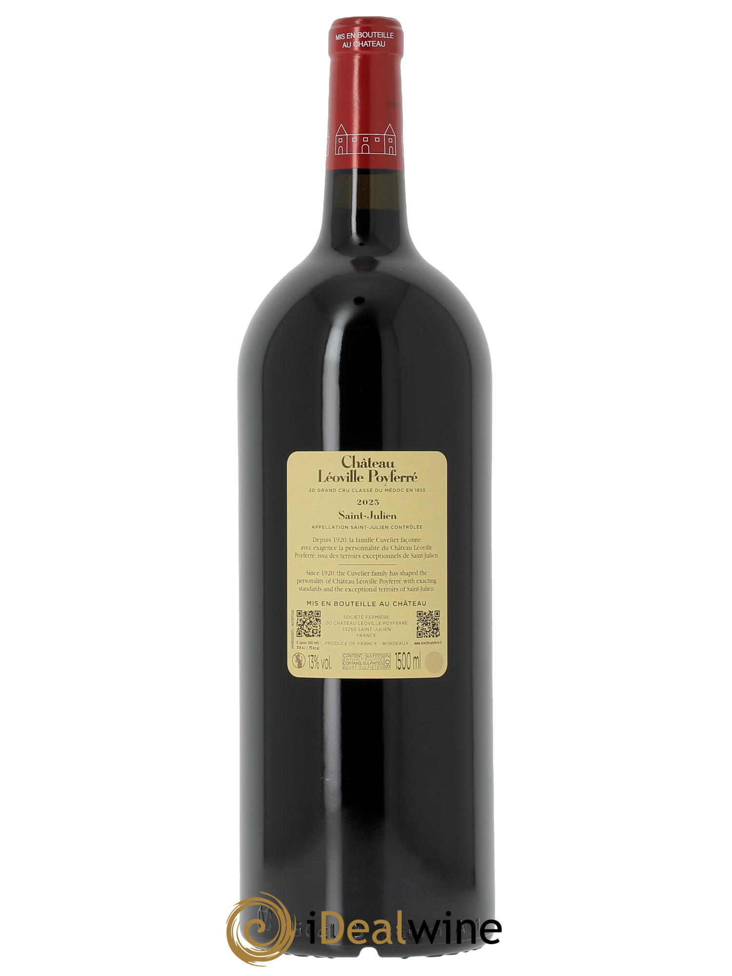 Château Léoville Poyferré 2ème Grand Cru Classé (CBO à partir de 3 mgs) 2023 - Lot de 1 magnum - 1