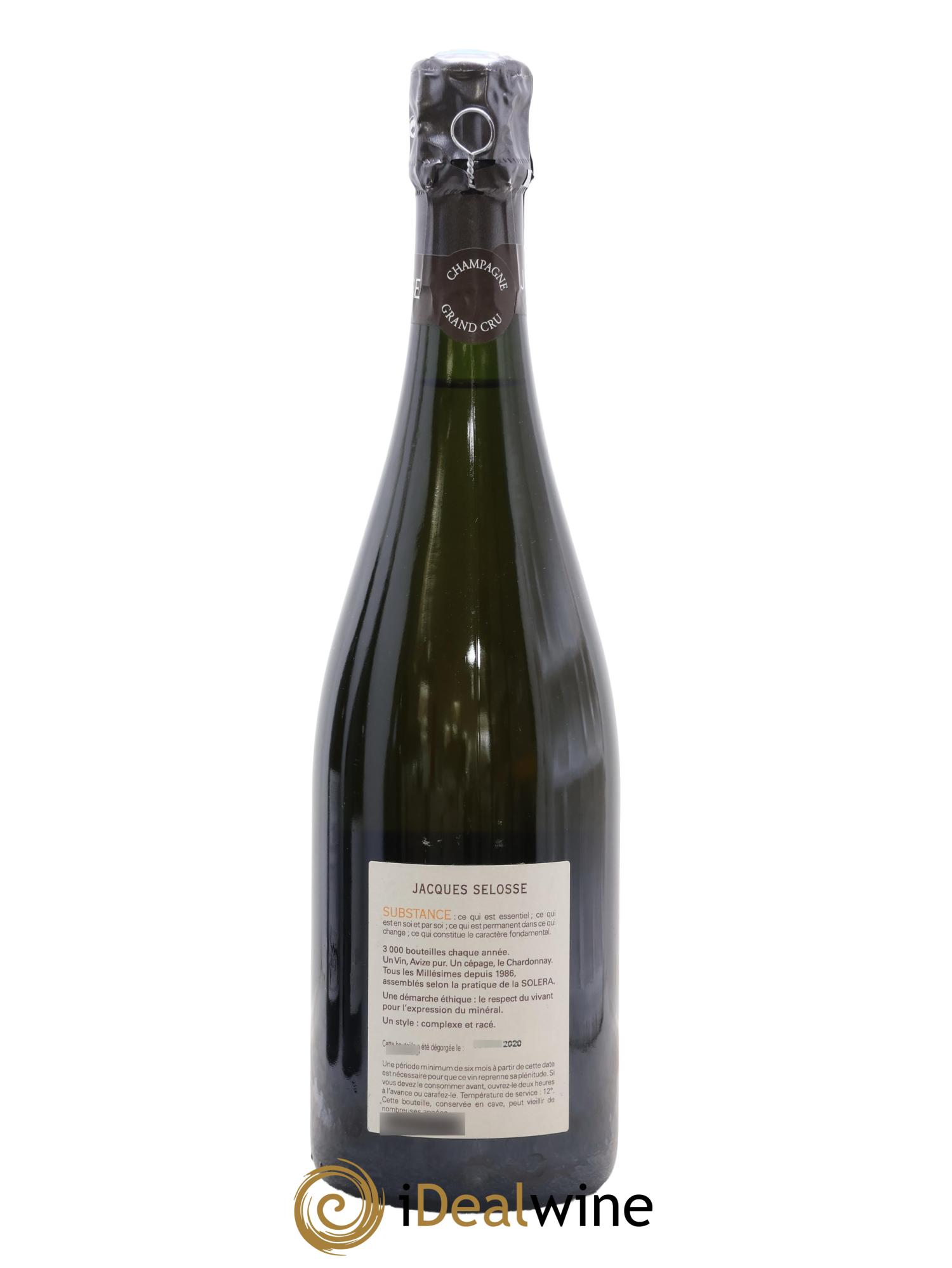 Substance Jacques Selosse - Lot of 1 bottle - 1