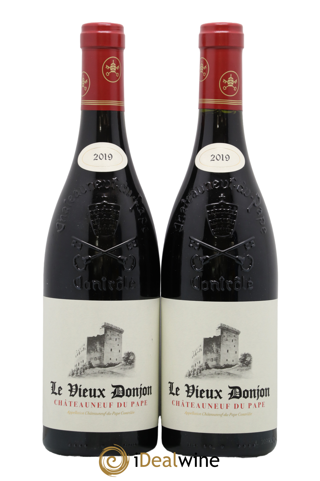Châteauneuf-du-Pape Le Vieux Donjon Michel Lucien 2019 - Lot of 2 bottles - 0