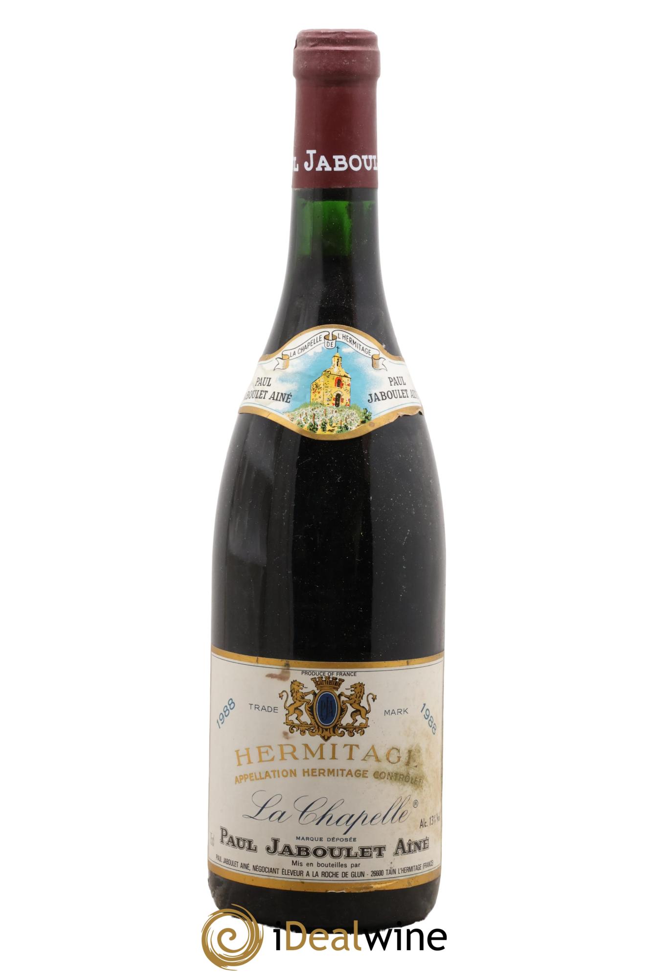 Hermitage La Chapelle Paul Jaboulet Ainé 1988 - Lot de 1 bouteille - 0