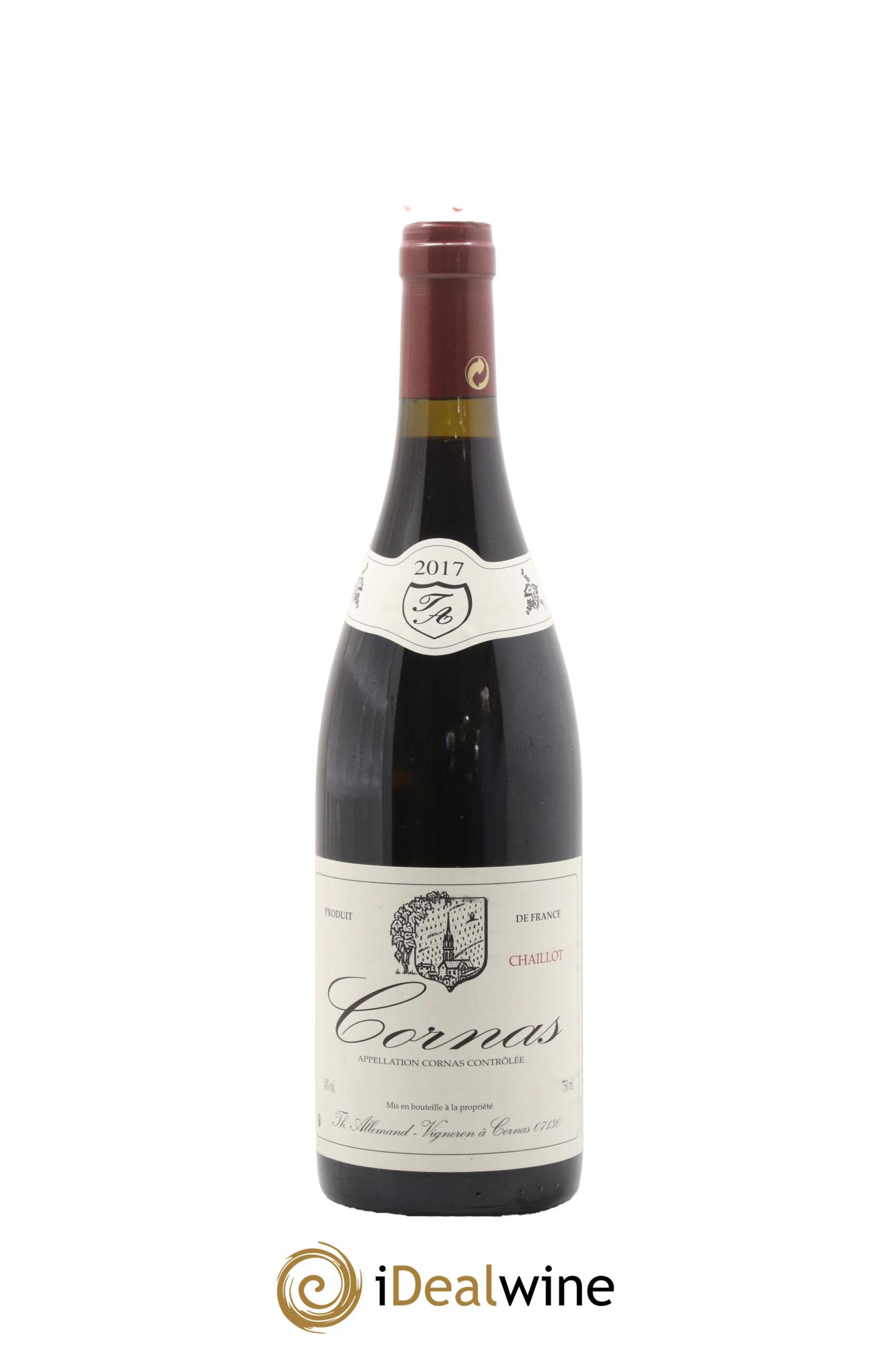 Cornas Chaillot Thierry Allemand 2017 - Lot de 1 bouteille - 0
