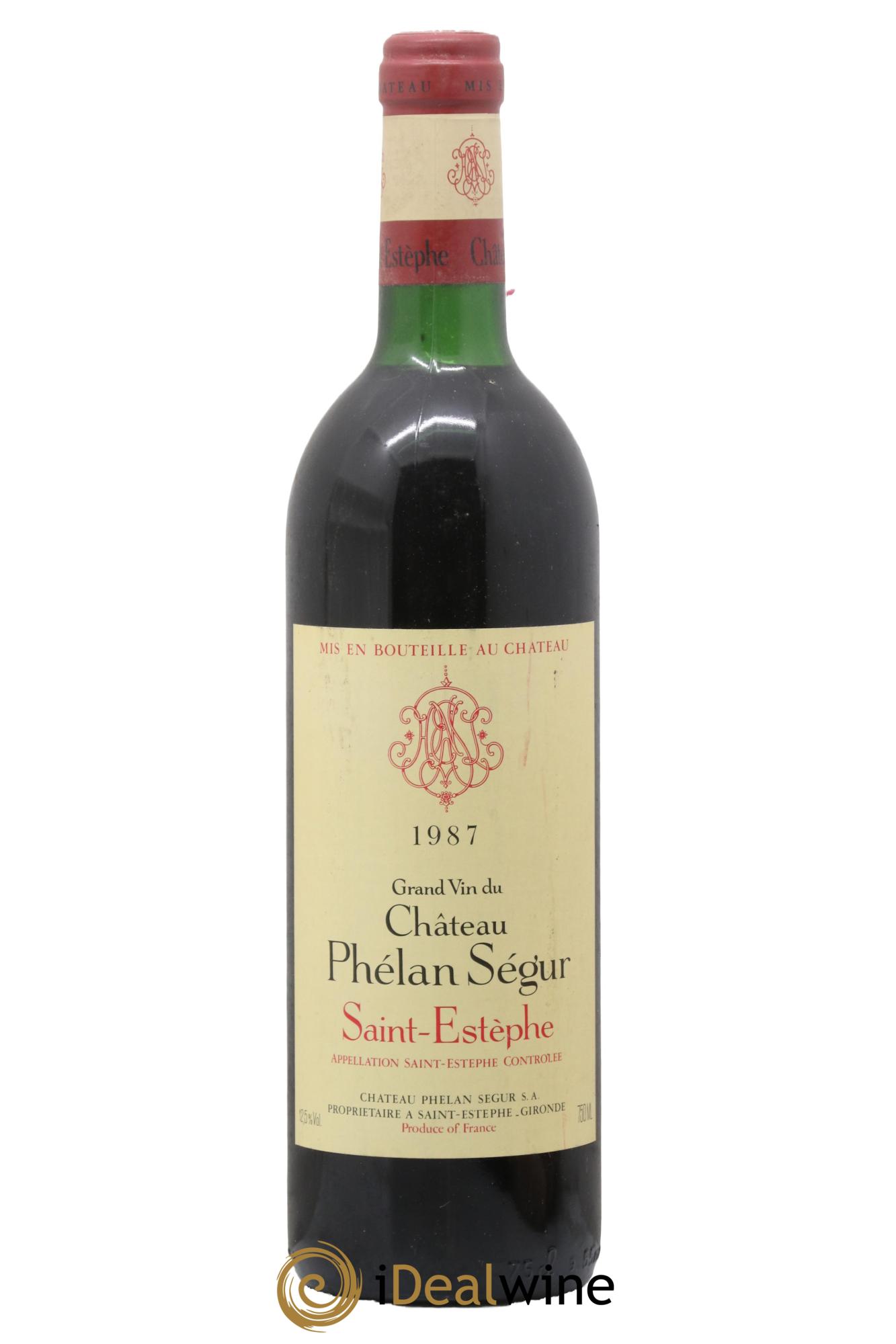 Château Phélan Ségur 1987 - Lot de 1 bouteille - 0