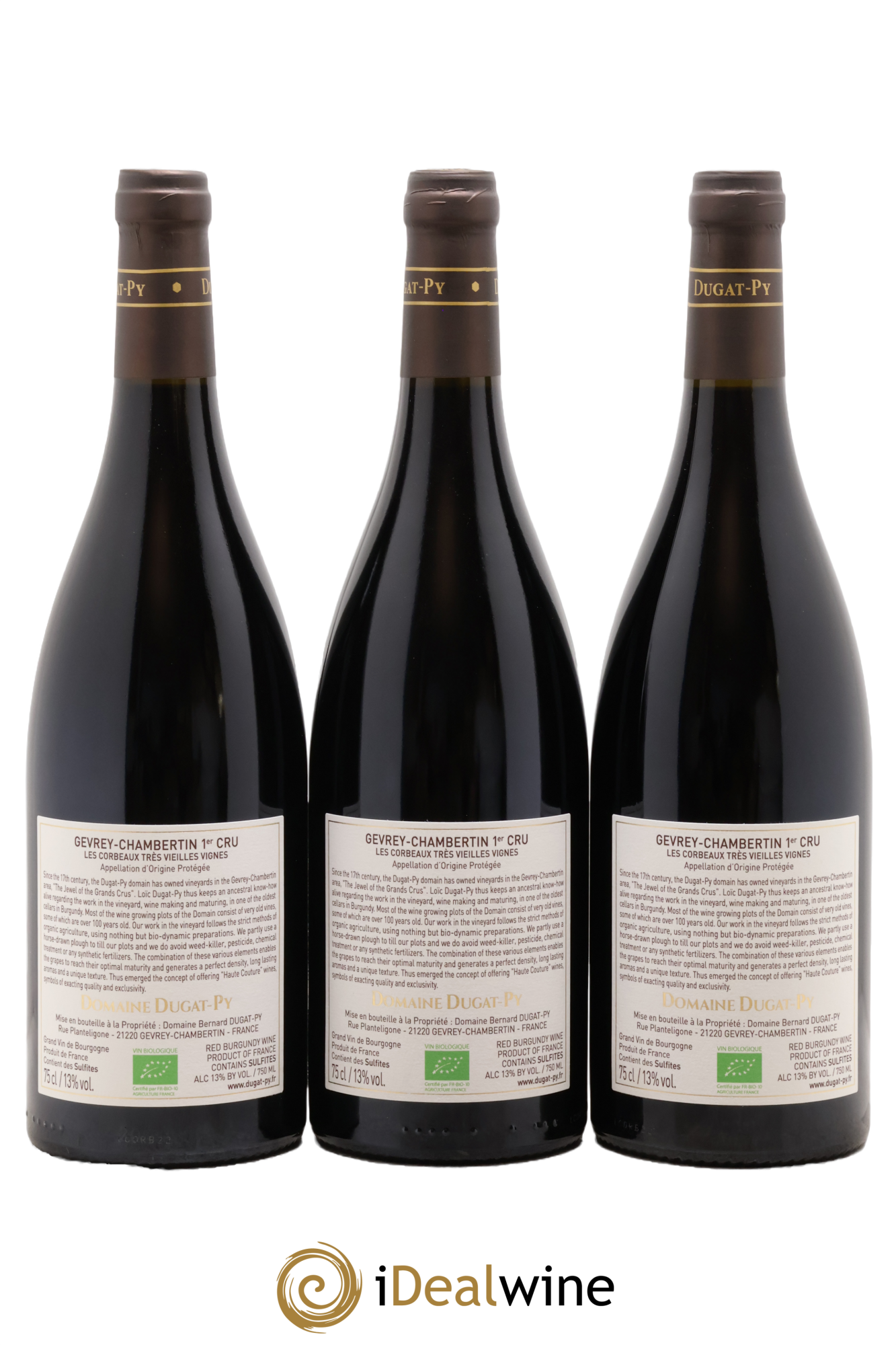 Gevrey-Chambertin 1er Cru Les Corbeaux Très Vieilles Vignes Dugat-Py 2022 - Lot of 3 bottles - 1