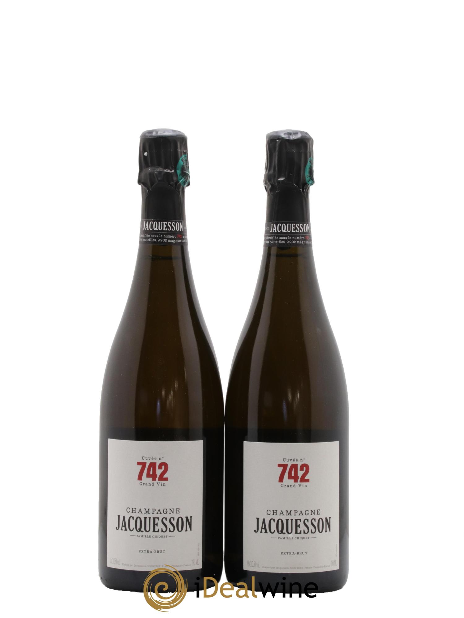 Cuvée 742 Extra-Brut Jacquesson - Lot de 2 bouteilles - 0