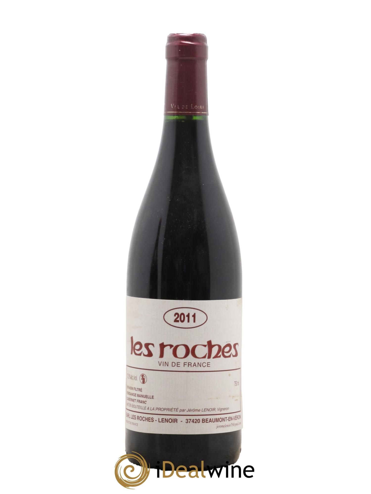 Vin de France Les Roches Lenoir (Domaine) 2011 - Lot de 1 bouteille - 0