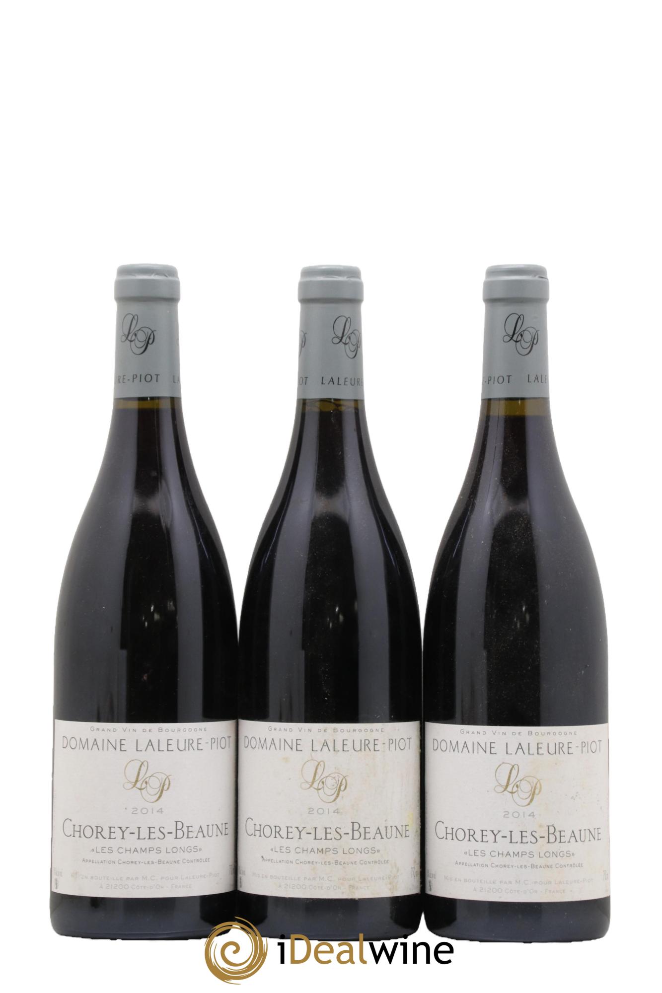 Chorey-lès-Beaune Champs Longs Domaine Laleure-Piot 2014 - Lot de 3 bouteilles - 0
