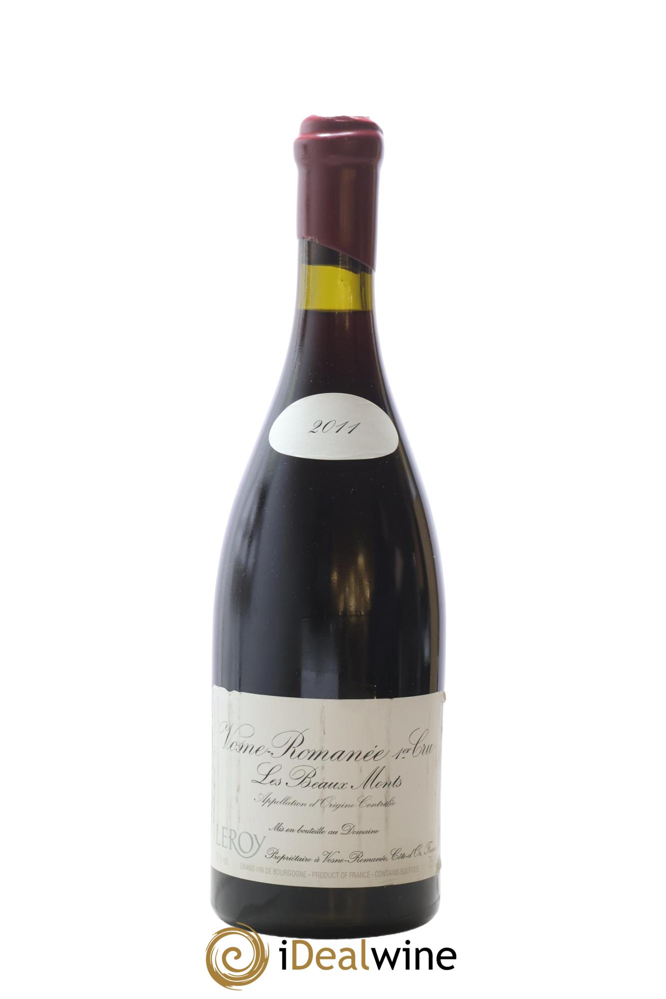 Vosne-Romanée 1er Cru Les Beaux-Monts Leroy (Domaine) 2011 - Lotto di 1 bottiglia - 0