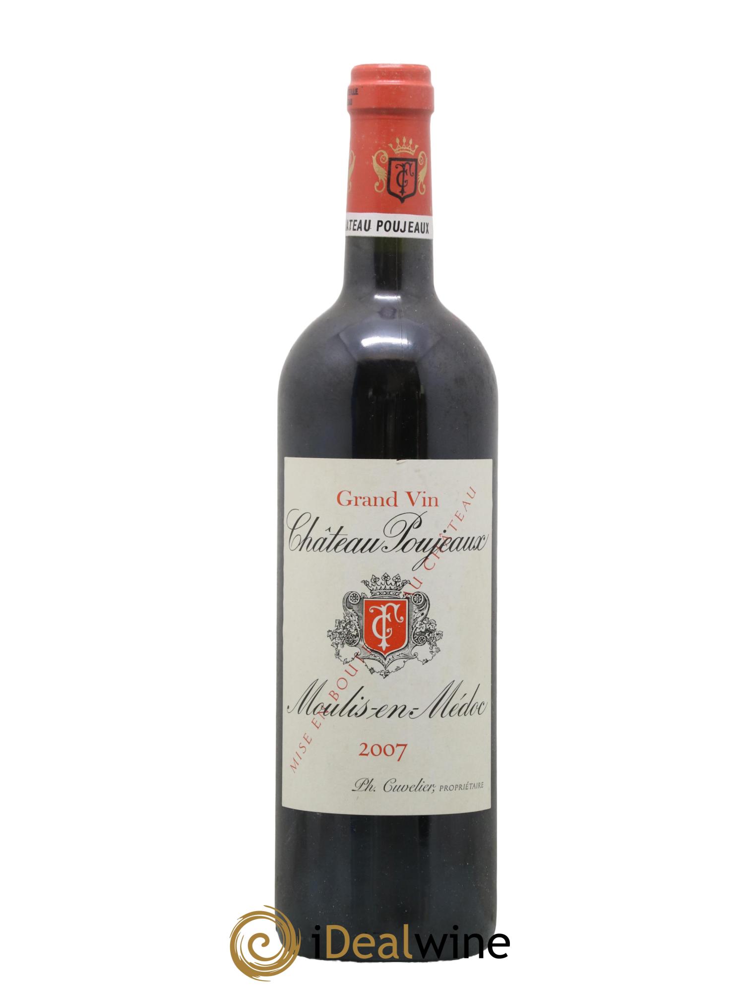 Château Poujeaux 2007 - Lot de 1 bouteille - 0