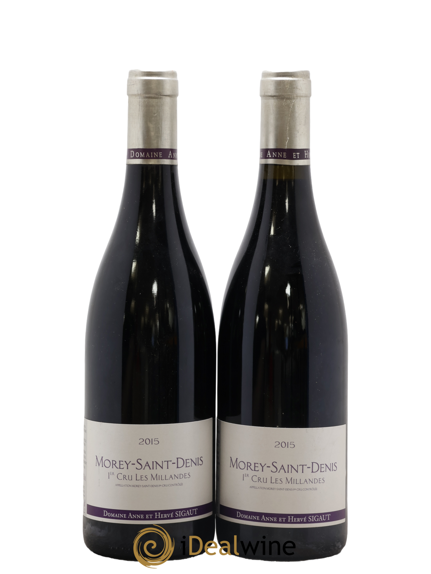 Morey-Saint-Denis 1er Cru Les Millandes Anne et Hervé Sigaut (Domaine) 2015 - Lot de 2 bouteilles - 0