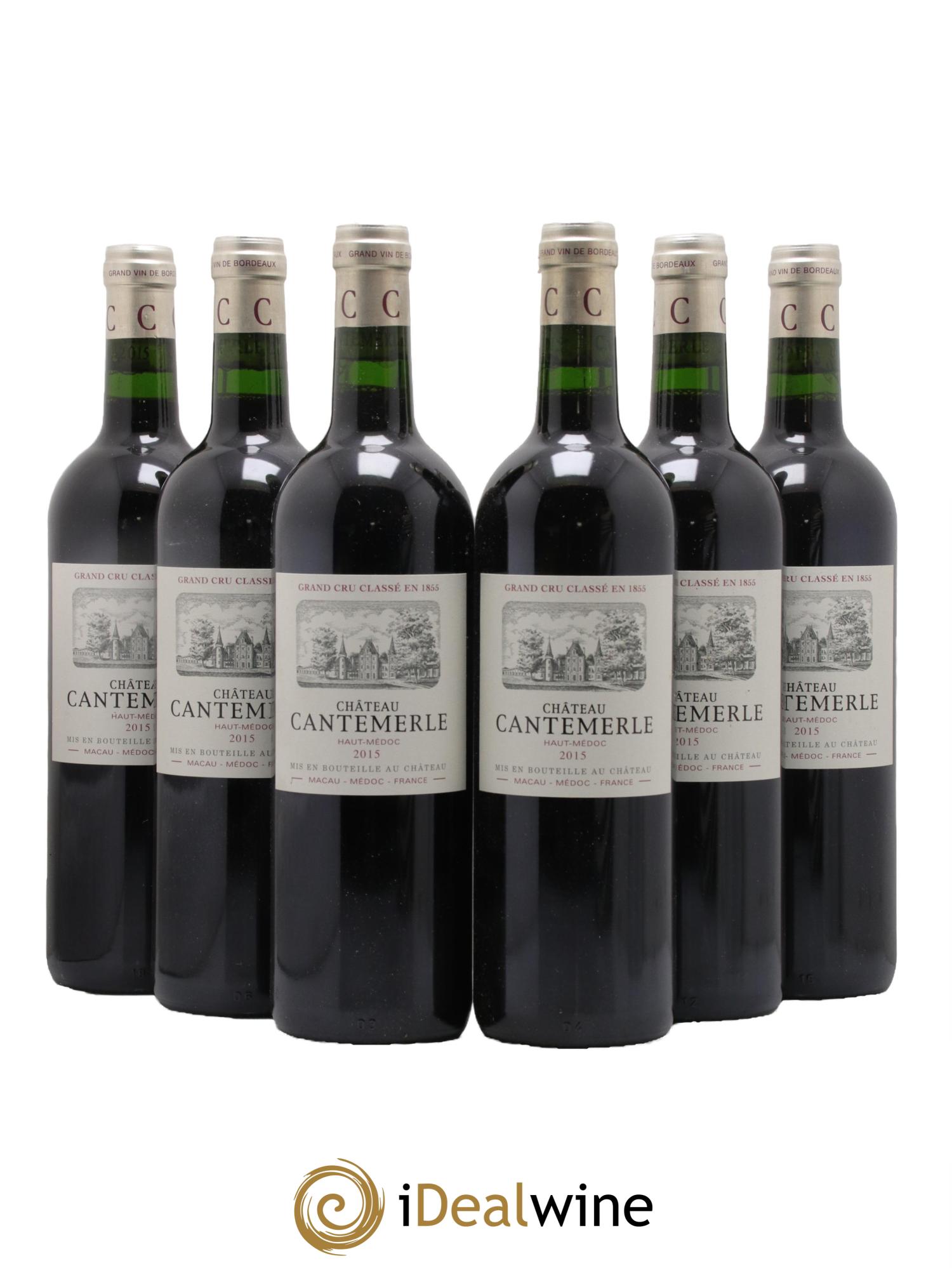 Château Cantemerle 5ème Grand Cru Classé 2015 - Lot de 6 bouteilles - 0