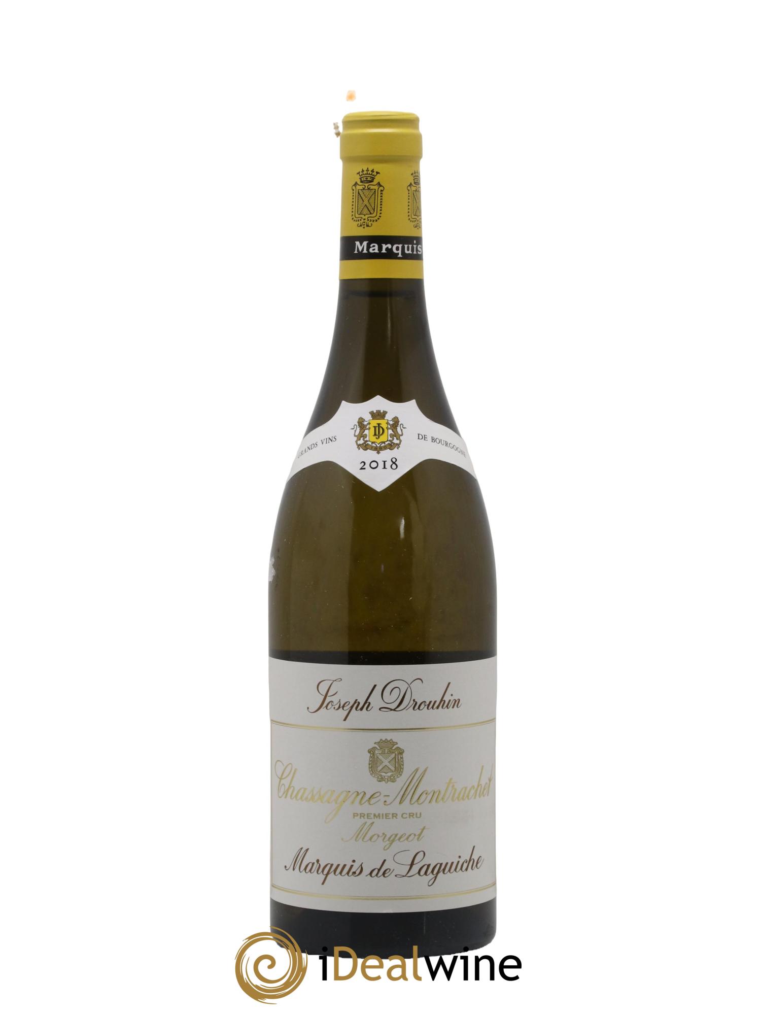 Chassagne-Montrachet 1er Cru Morgeot - Marquis de Laguiche Joseph Drouhin 2018 - Lot de 1 bouteille - 0