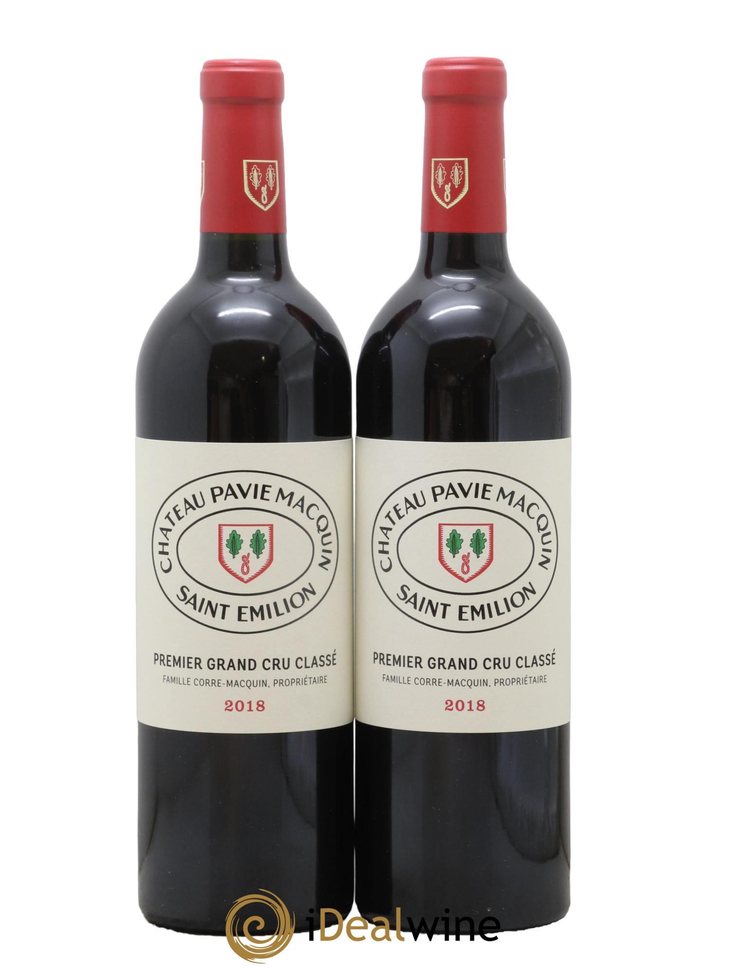 Château Pavie Macquin 1er Grand Cru Classé B 2018 - Lot de 2 bouteilles - 0