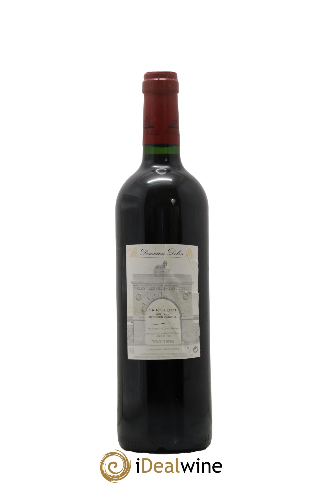 Château Léoville Las Cases 2ème Grand Cru Classé 2004 - Lot de 1 bouteille - 1