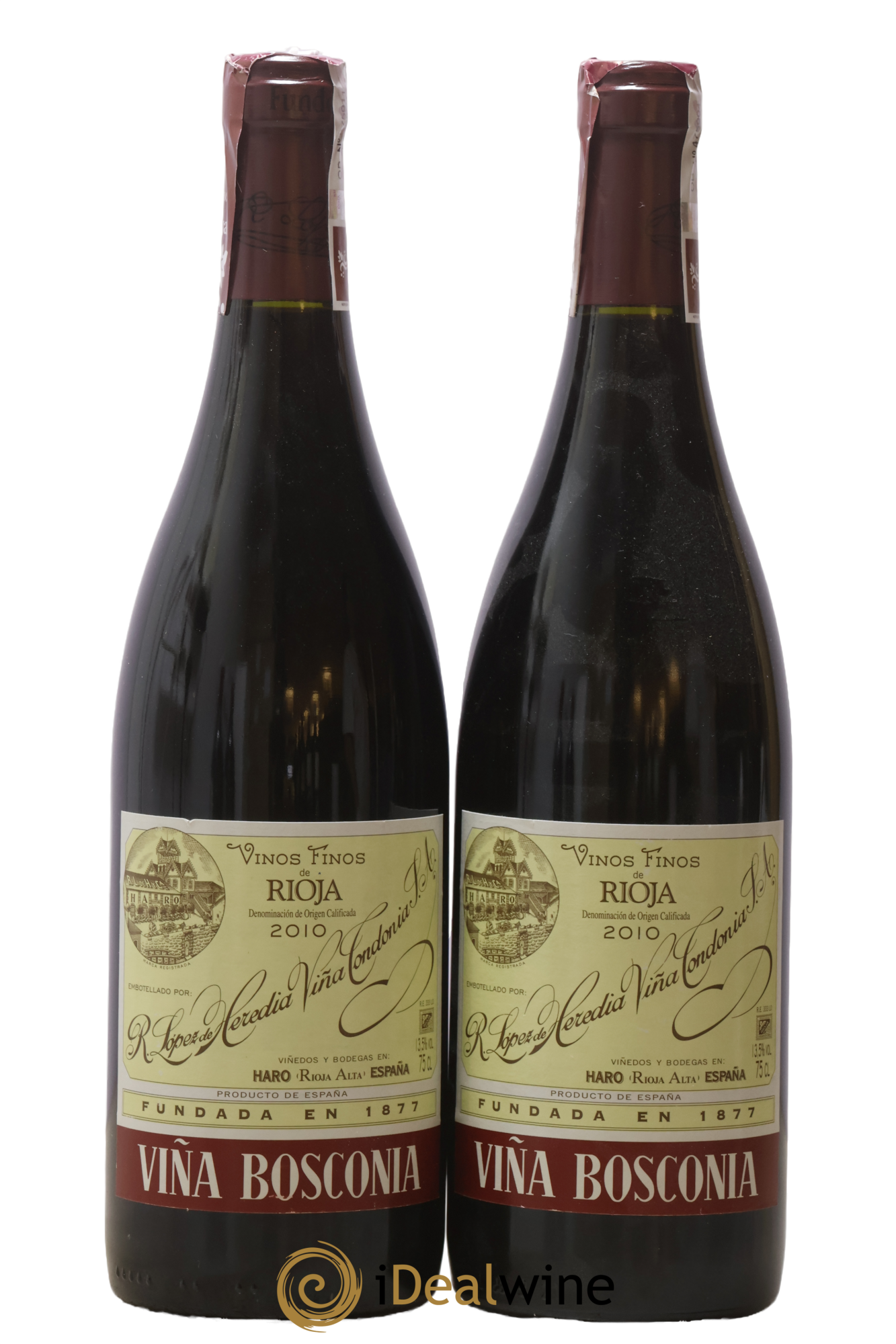 Rioja Viña Bosconia Reserva Vina Tondonia R. Lopez de Heredia 2010 - Posten von 2 Flaschen - 0