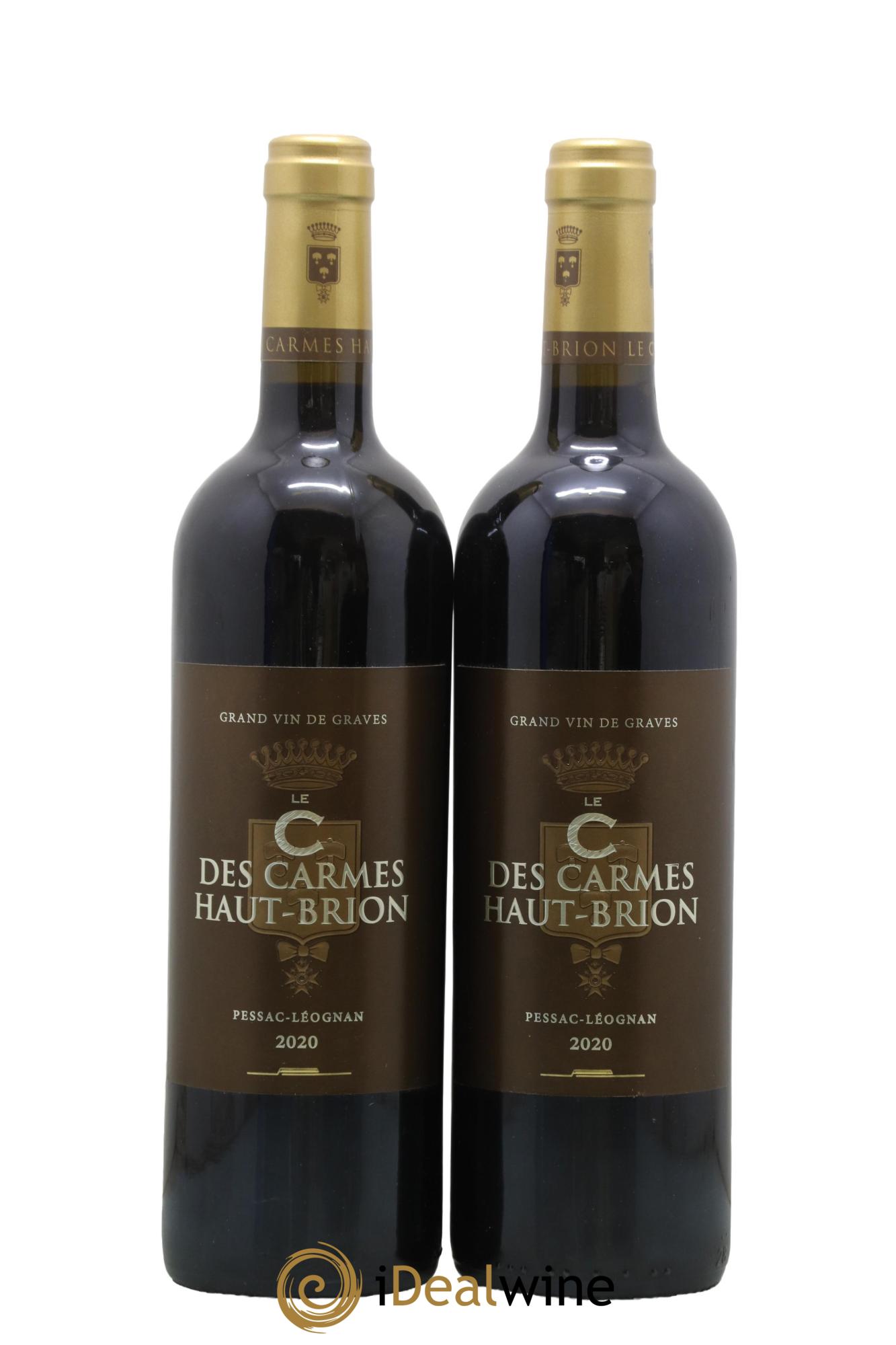 C des Carmes Haut-Brion Second Vin 2020 - Lot de 2 bouteilles - 0