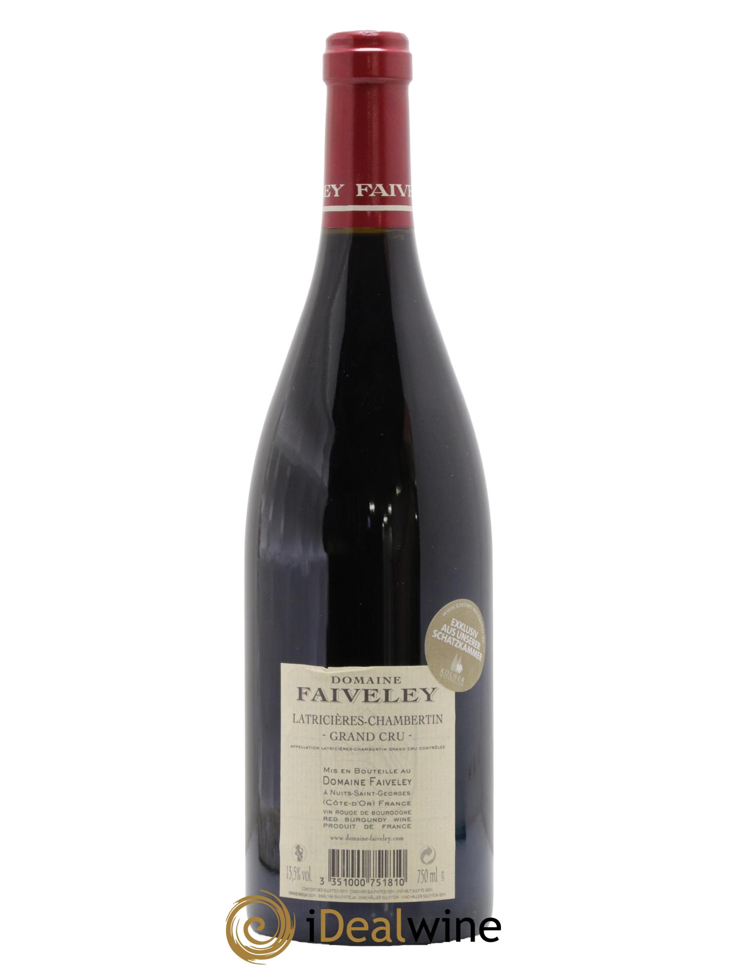 Latricières-Chambertin Grand Cru Faiveley  2018 - Lot of 1 bottle - 1