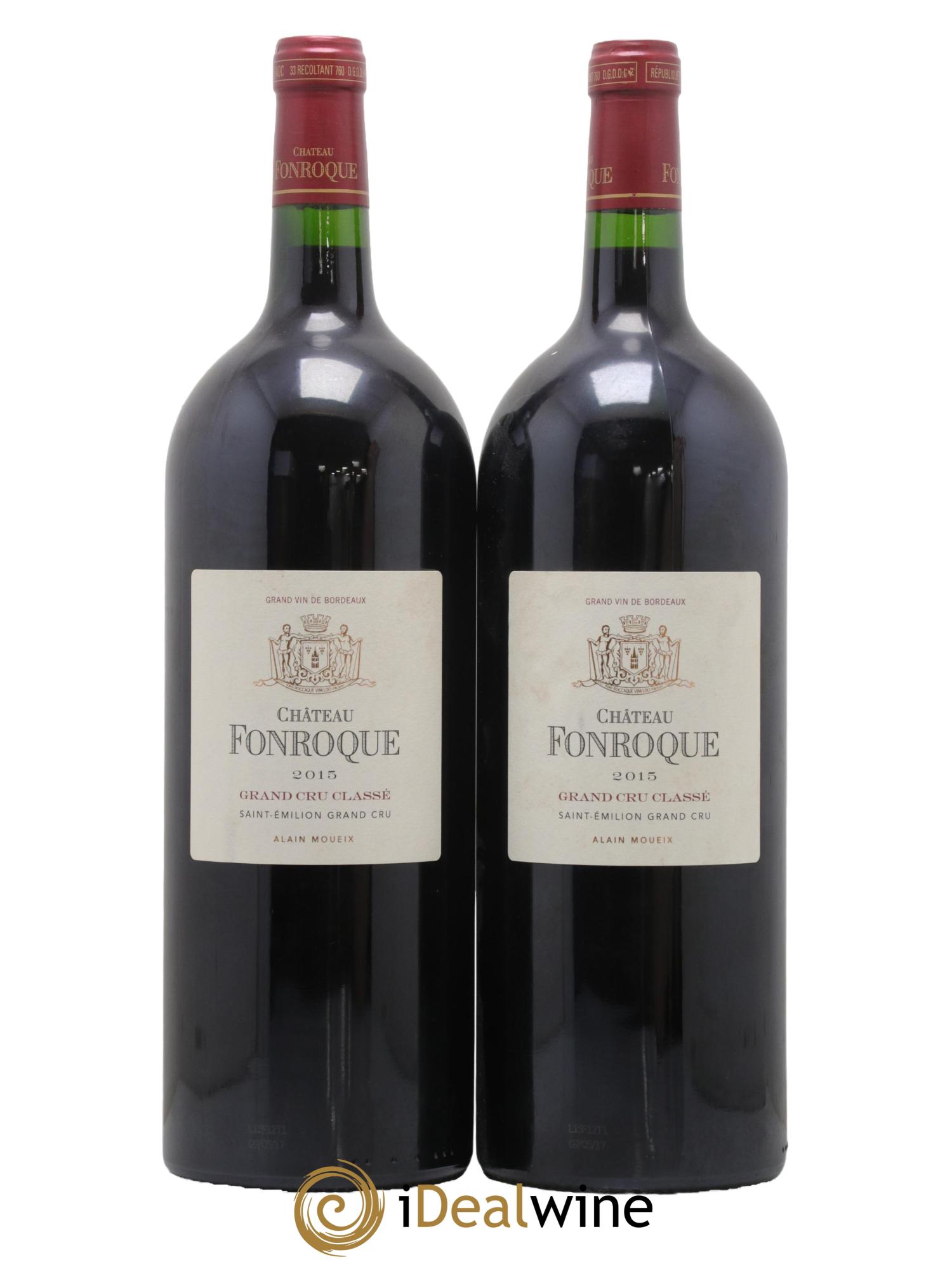 Château Fonroque Grand Cru Classé 2015 - Lot de 2 magnums - 0