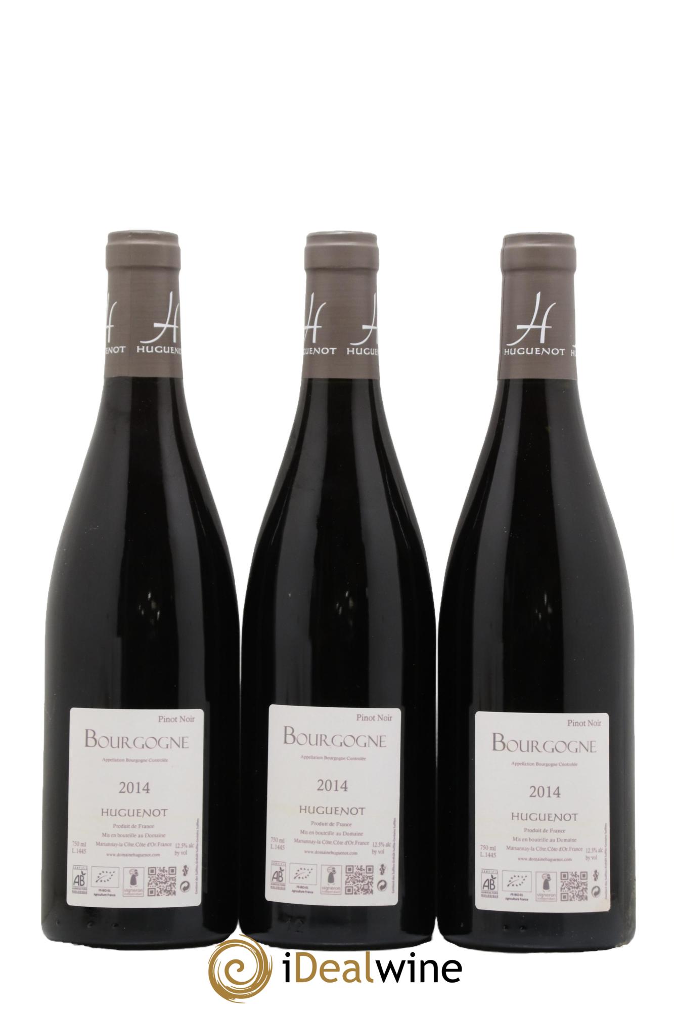 Bourgogne Côte-d'Or Huguenot 2014 - Lot de 3 bouteilles - 1
